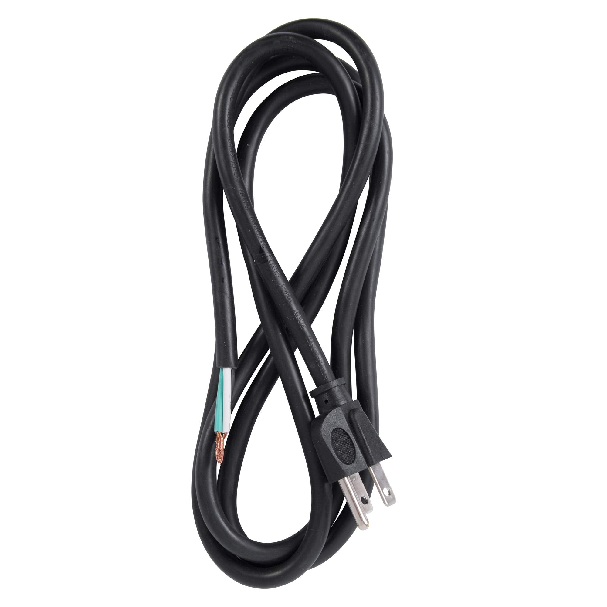 Bergen Industries Inc Ps915143 3 Wire Appliance And Power Tool Cord, 9 Ft, 14 Awg, 15A/125V Ac, 1875W,Black