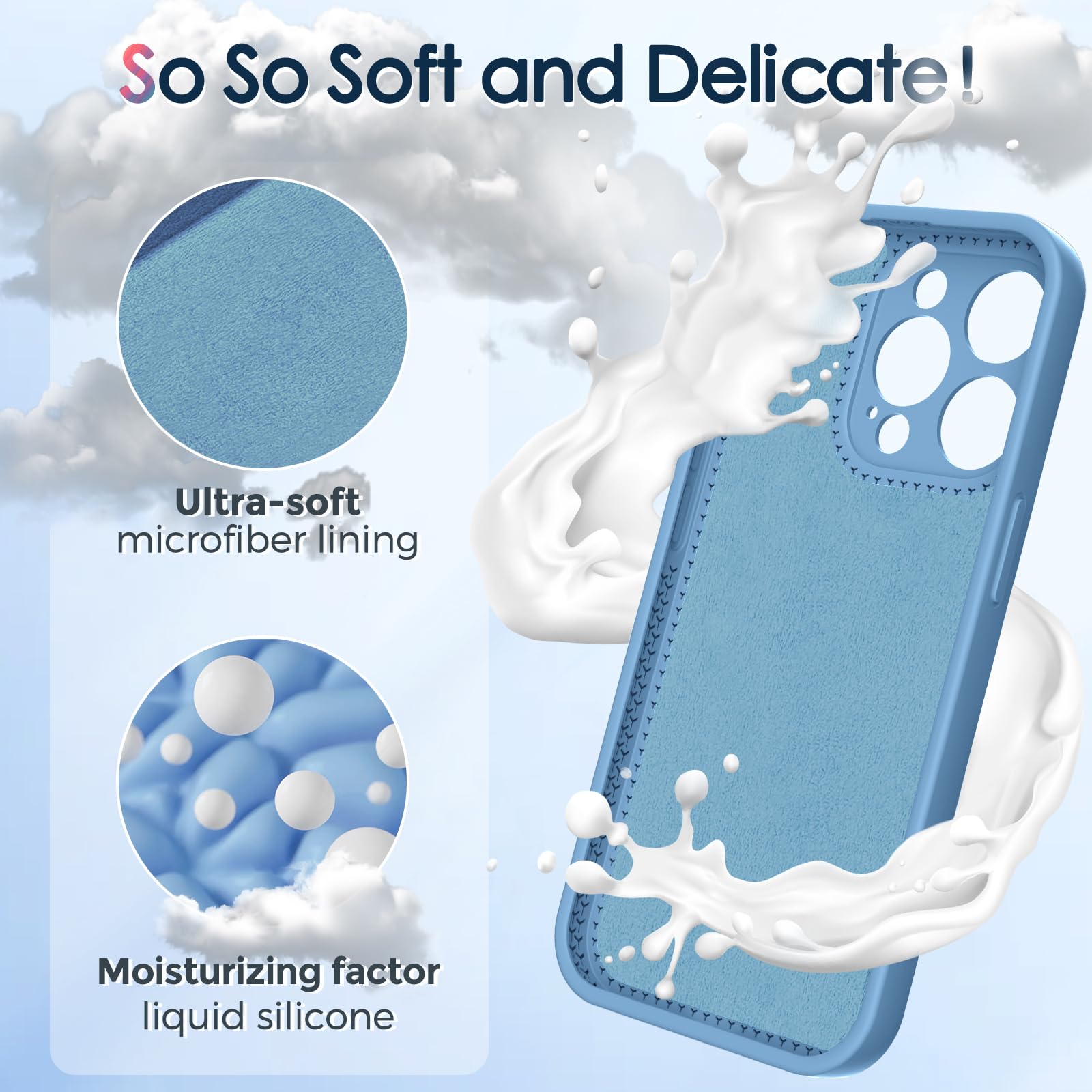 Mag Ring Designed For Iphone 13 Pro Max Case, Liquid Silicone [Moisturizing Factor] Extreme Soft Slim Phone Case With Stand [Com