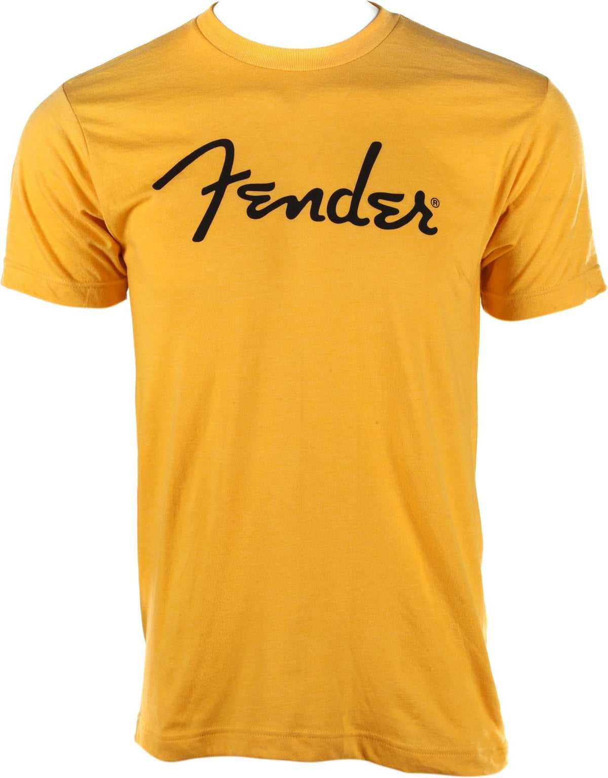 Fender Spaghetti Logo T Shirt, Butterscotch Blonde, L