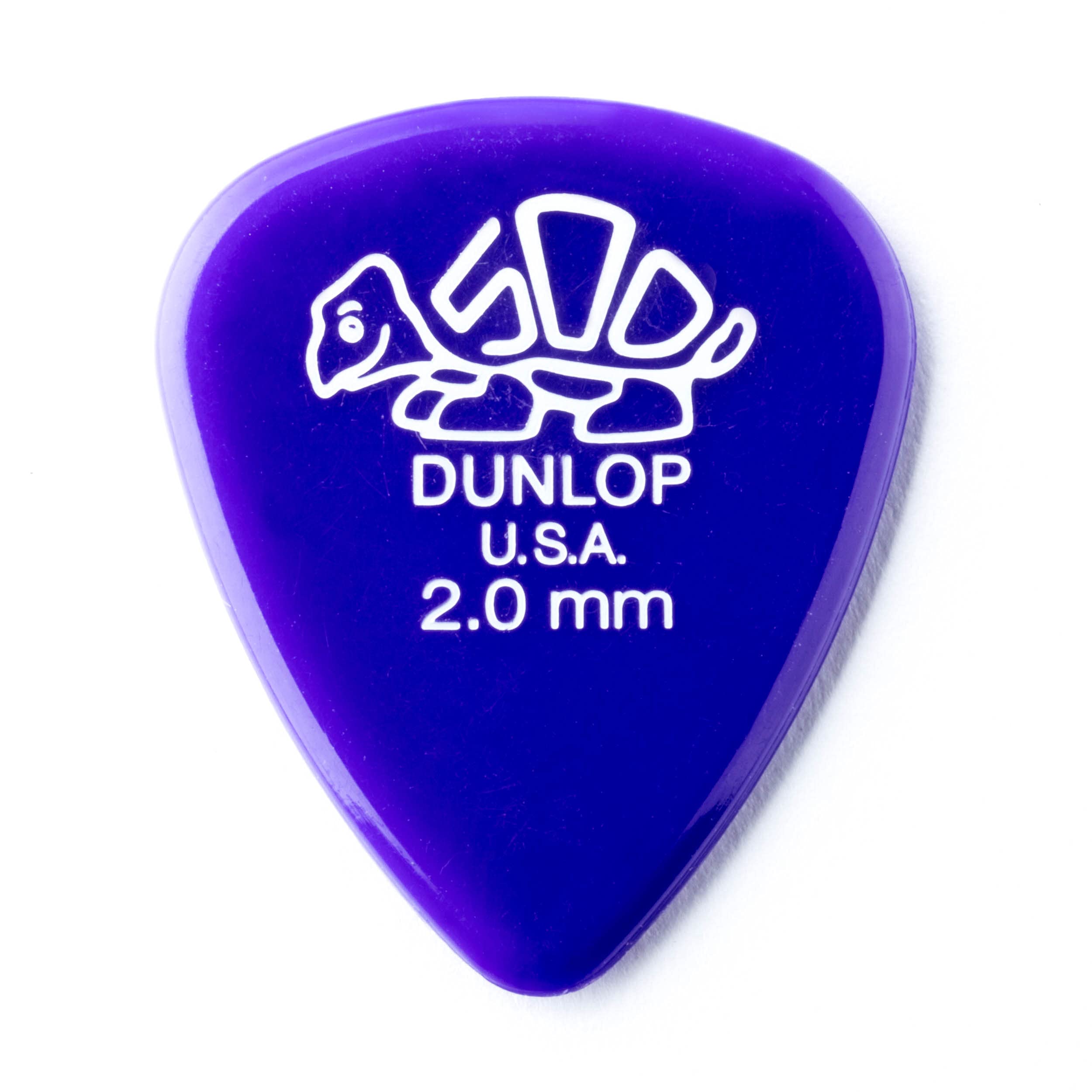 Dunlop 41R2.0 Delrin�, Purple, 2.0Mm, 72/Bag