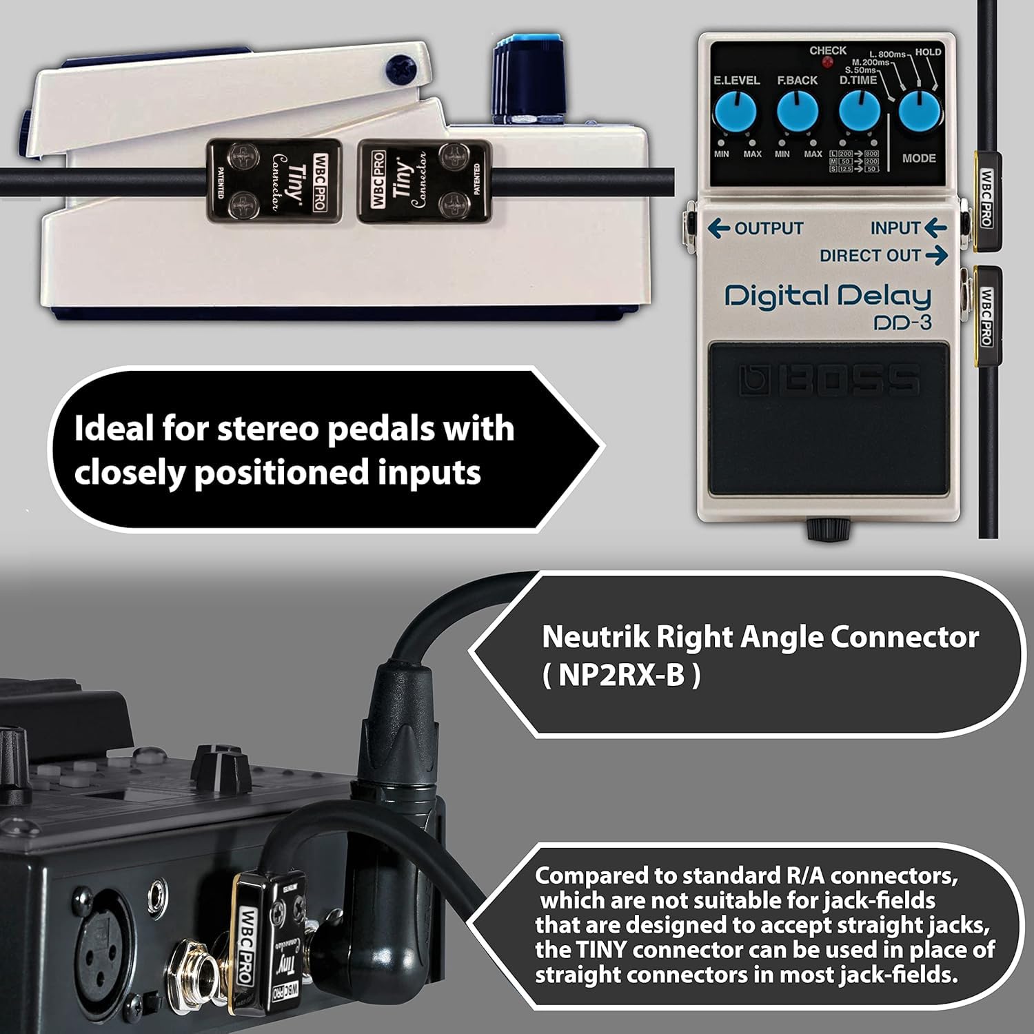 4 Foot   Wbc Pro Pedal   22 Awg   Low Cap (18Pf/Ft)   Pro Grade   Graphite Based   Dual Shielded Pedal, Effects, Patch, Instrume