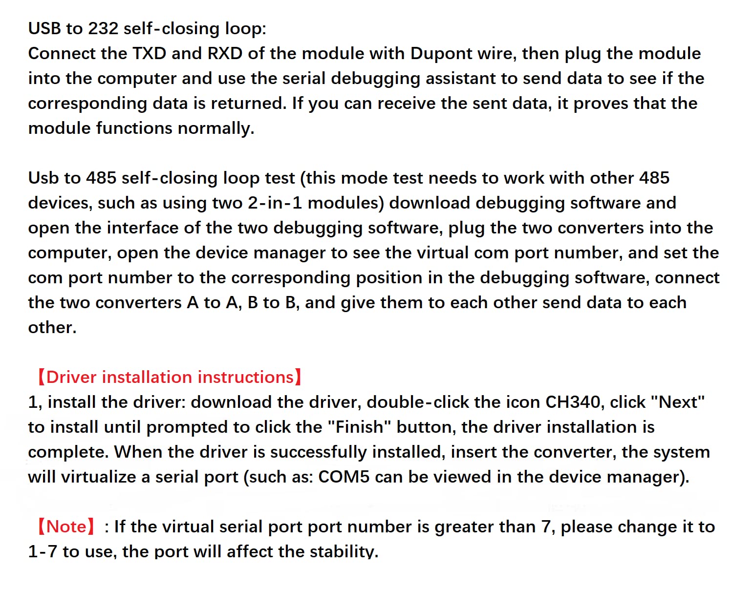 Wwzmdib Usb To Rs485 Rs232 Converter The Product Can Support Usb To Rs232 And Usb To Rs485, But The Two Functions Cannot Be Used