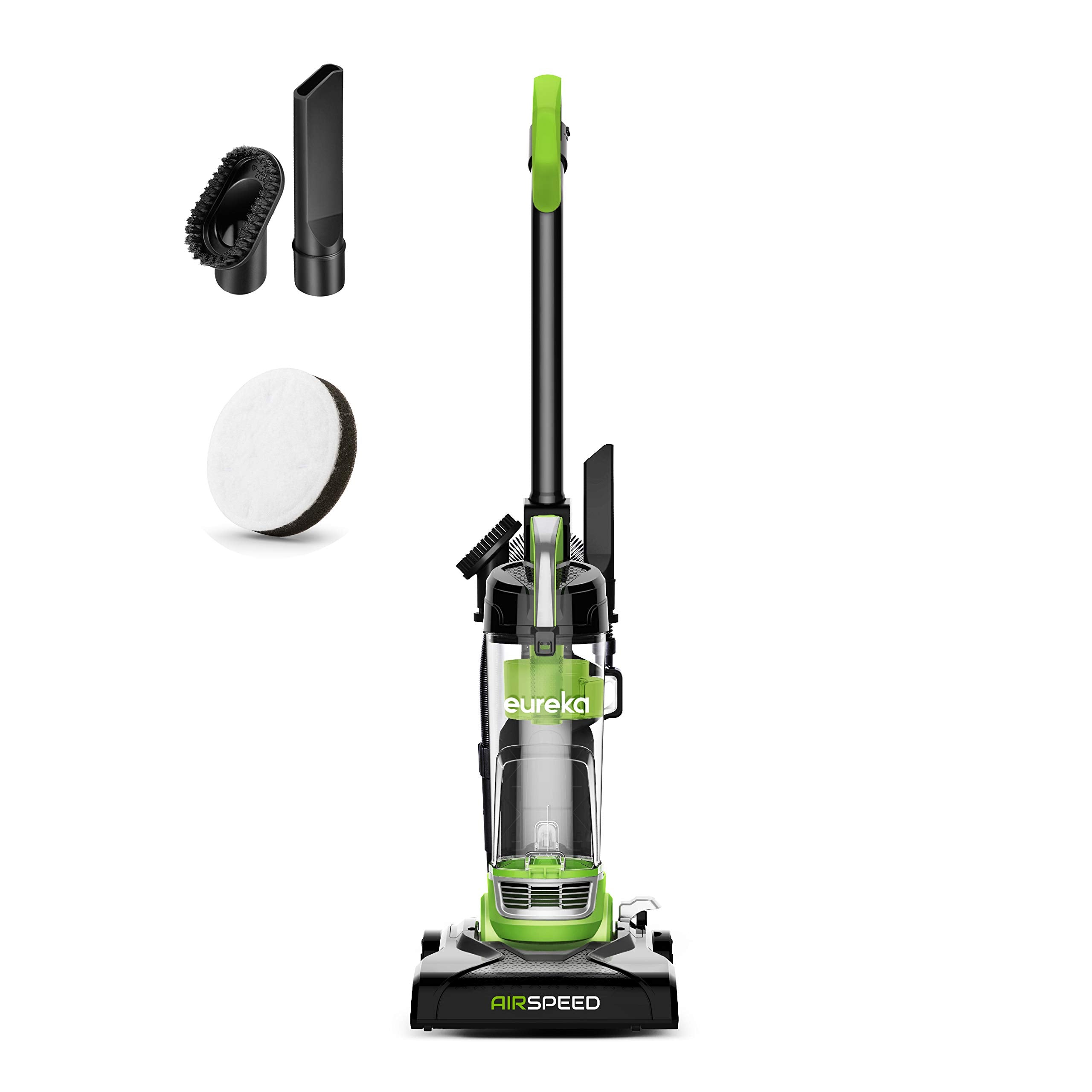 Eureka Powerful Bagless Upright Carpet And Floor Airspeed Ultra Lightweight Vacuum Cleaner, W/Replacement Filter, Green