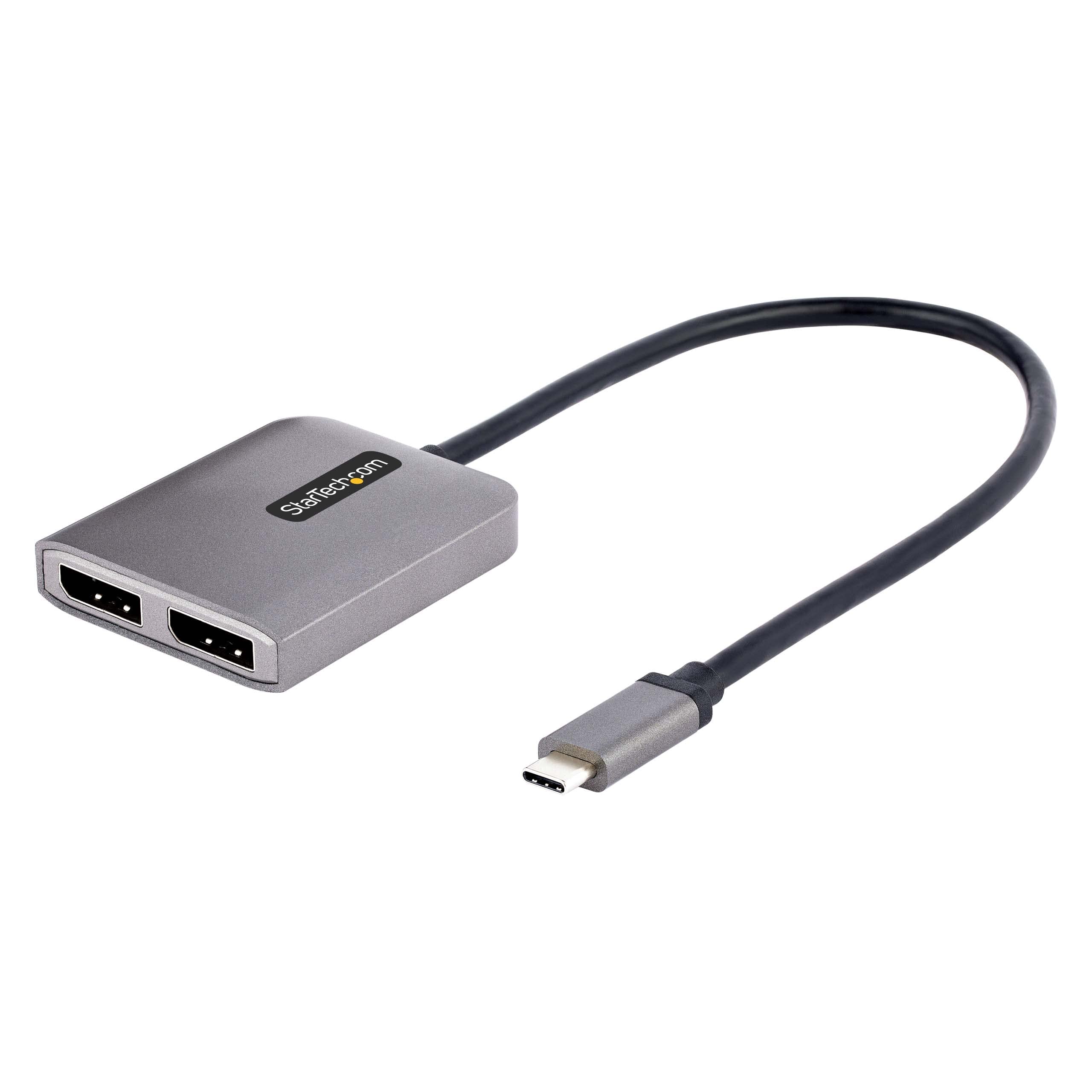 2 Port Usb C Mst Hub, 4K 60Hz