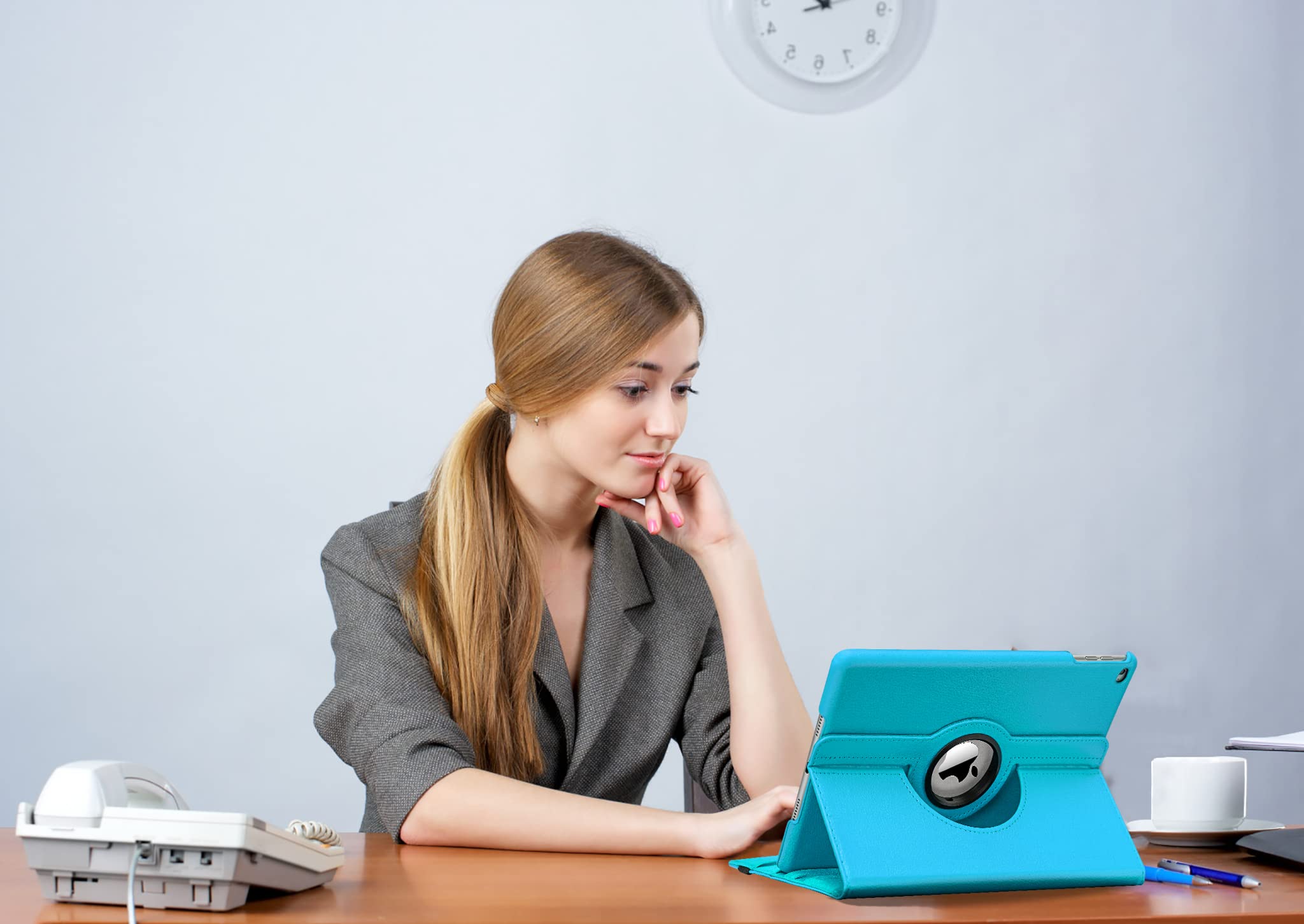 Yqmyxg Ipad Case For 10.2Inch, 360 Degree Rotating Protective Cover With Sleep Function, Compatible With Ipad 9Th/8Th/7Th Genera