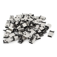 uxcell 45Pcs Mini USB 5pin Type B Male Connector PCB Mount Socket ...