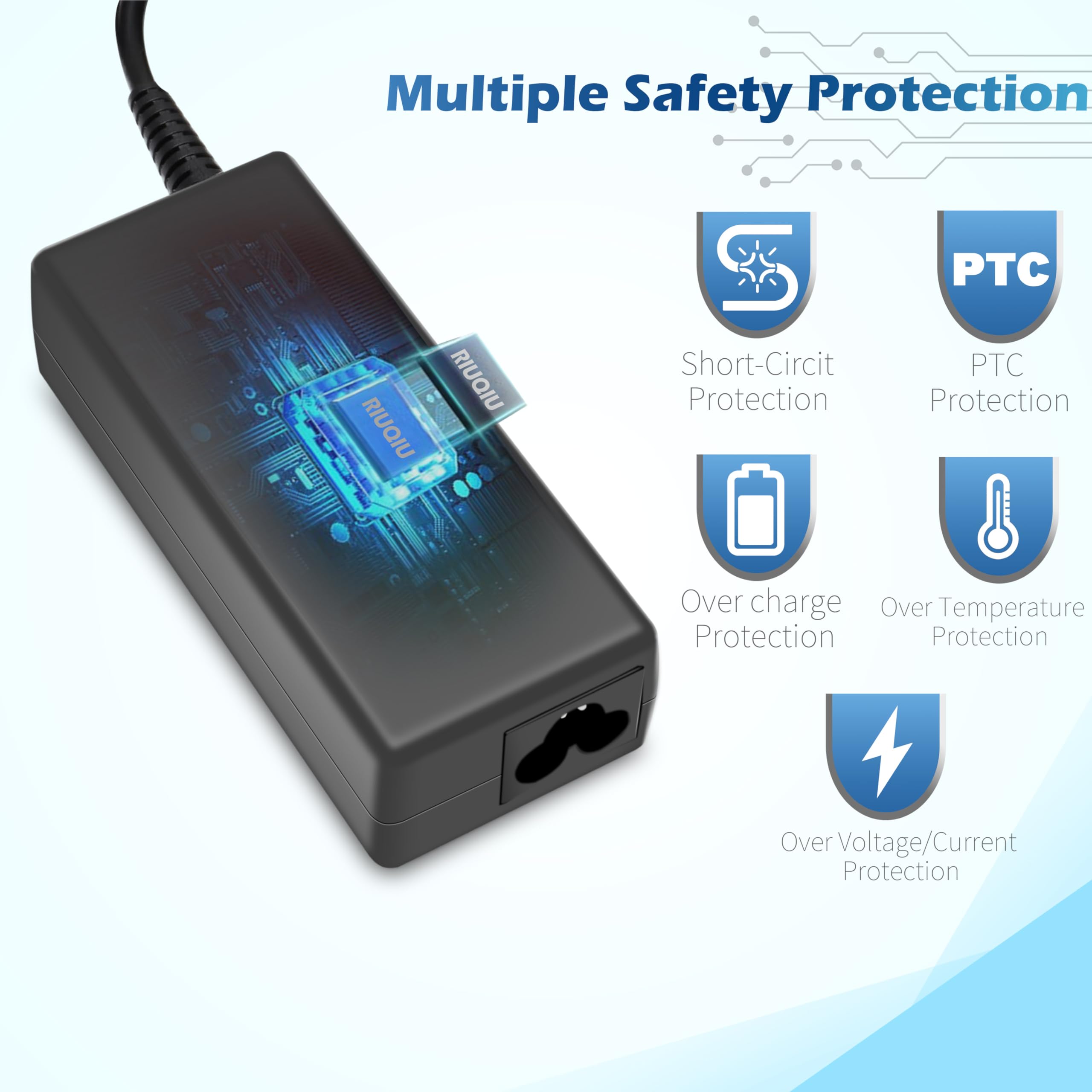 19V Power Cord For Acer Monitor Sb220Q R240Hy S230Hl Sa230 Sb230 H236Hl Sb240Y Sb270 Sa270 S201Hl S231Hl S271Hl S240Hl S241Hl G2