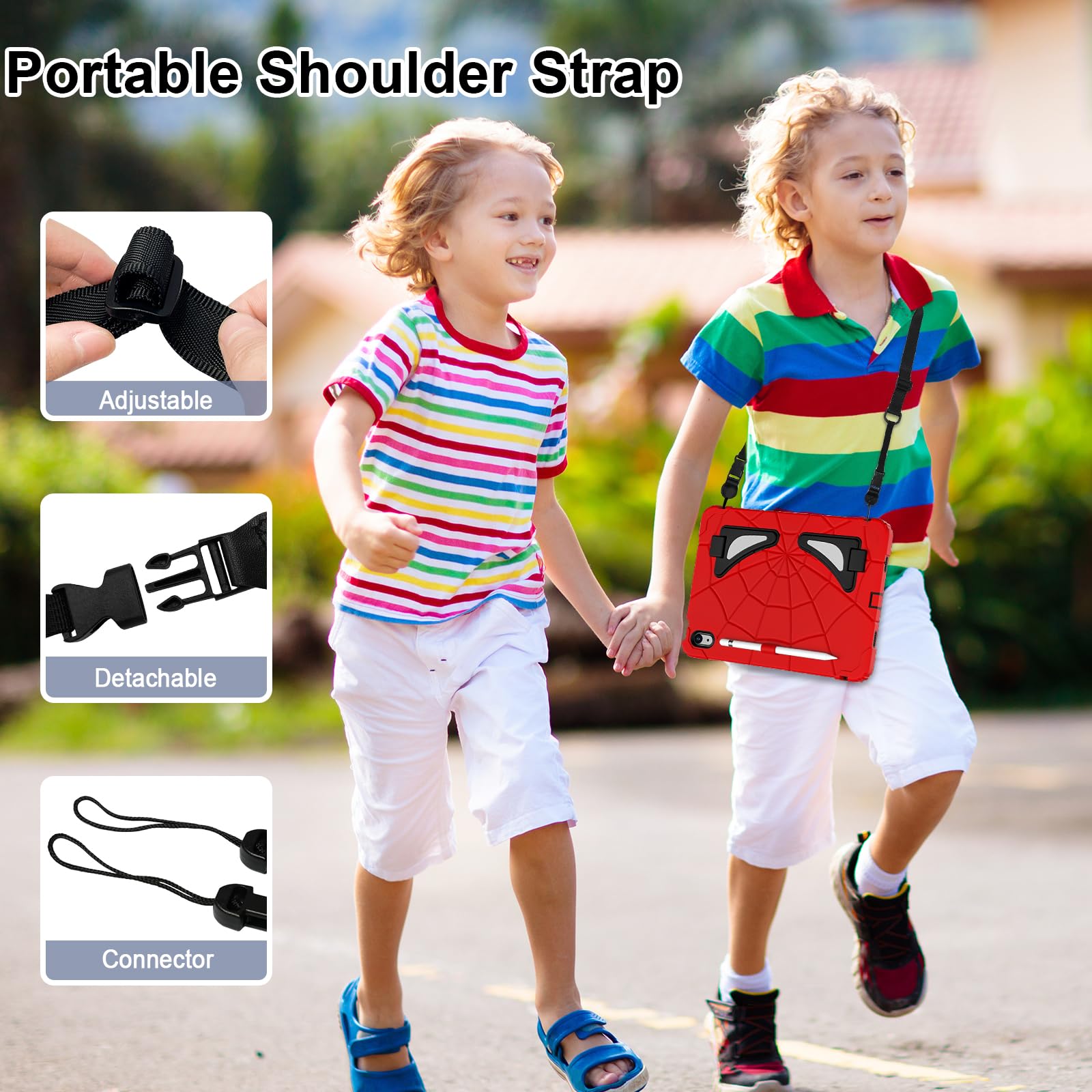 Nitupai Case For Ipad 10Th Generation Case For Kids Ipad Case 10Th Generation 10.9 Inch 10Th Gen Case Pen Holder Screen Protecto