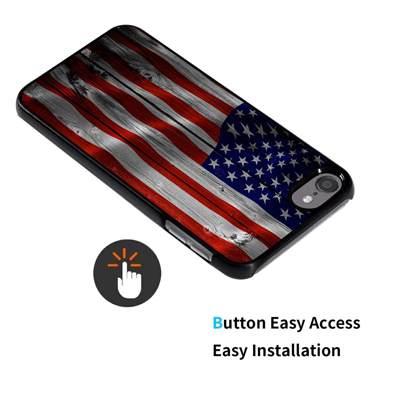 Ipod Touch 7 Case,Touch 6/5 Case,Airwee Slim Back Cover Hard Plastic Protector Case For Apple Ipod Touch 5Th/6Th/7Th Generation,