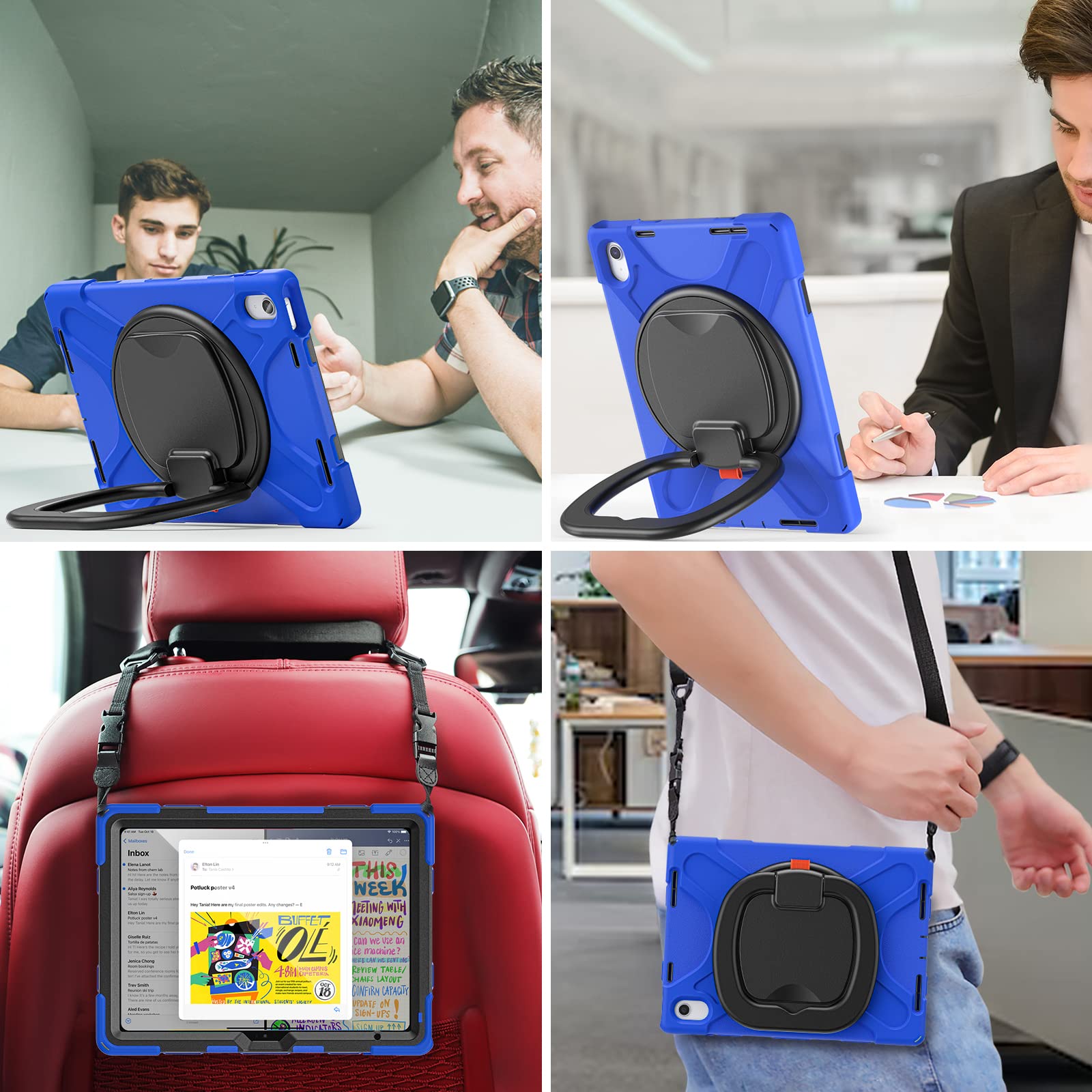 Batyue Case For Ipad 10Th Generation   Shockproof Protection Cover For 2022 10.9 Inch Ipad (10Th Generation) With Screen Protect