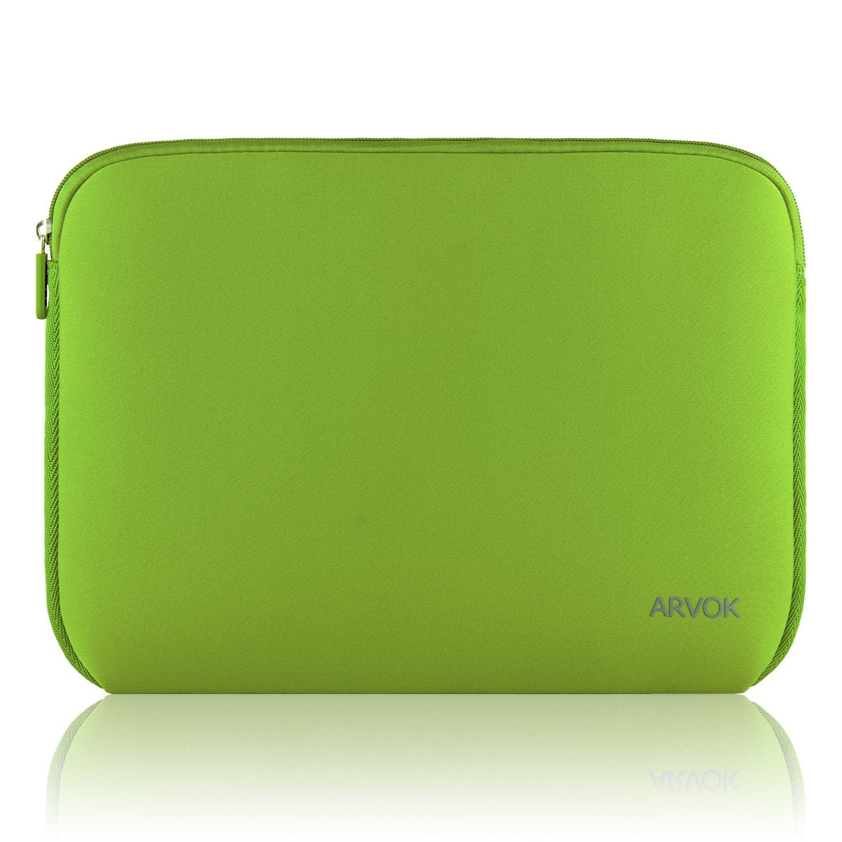 Arvok 11 11.6 12 Inch Laptop Sleeve Case for MacBook Air 12, Water-Resistant Neoprene Notebook Computer Tablet Sleeve, Carrying Bag Cover for Chromebook/HP/Dell/Lenovo/Asus/Acer, Bamboo Green