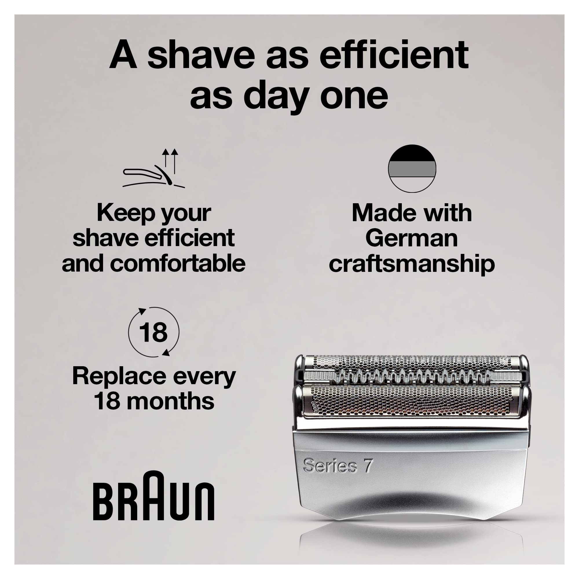 Braun Series 7 70S Electric Shaver Head Replacement Cassette � Silver