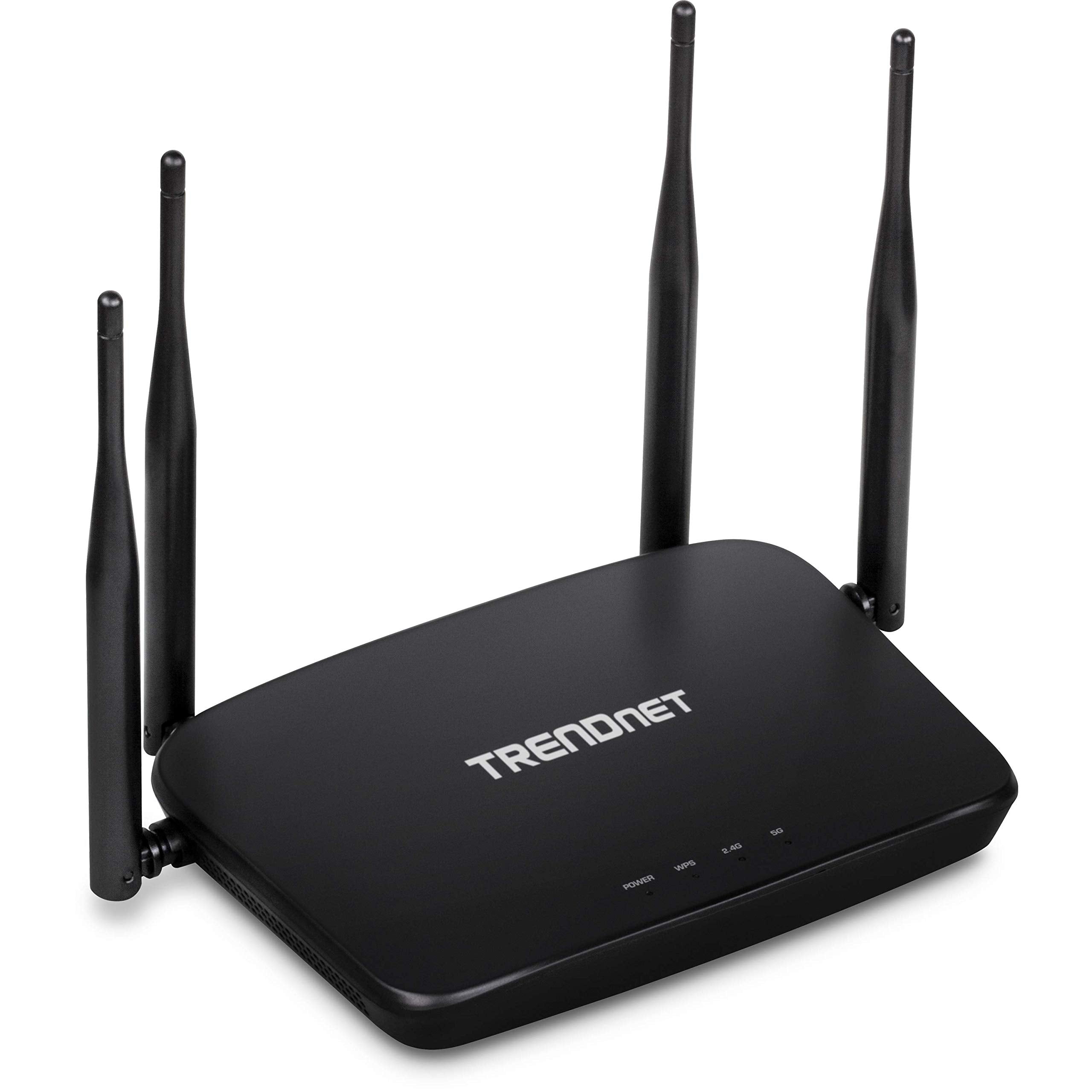 Trendnet Ac1200 Dual Band Wifi Router, Tew 831Dr, Gigabit Wan Port, 4 X 5Dbi Antennas, Wireless Ac 867Mbps, Wireless N 300Mbps,