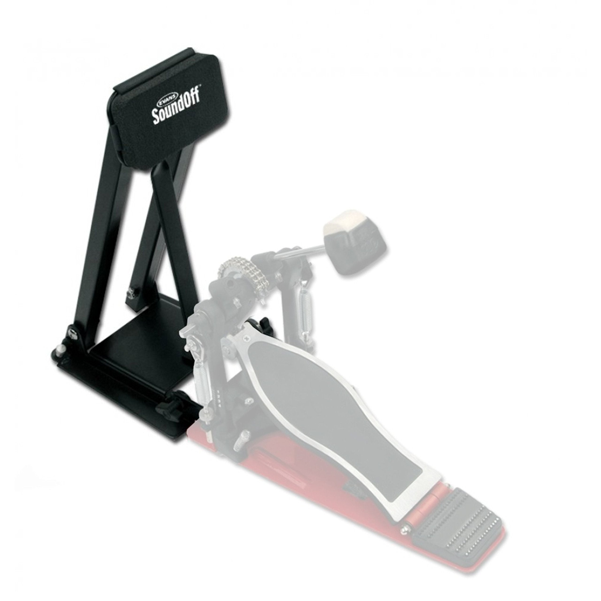 Evans Realfeel Folding Bass Pedal Practice Pad   Kick Drum Practice Pad   Fits Single And Double Pedals   Realistic Rebound