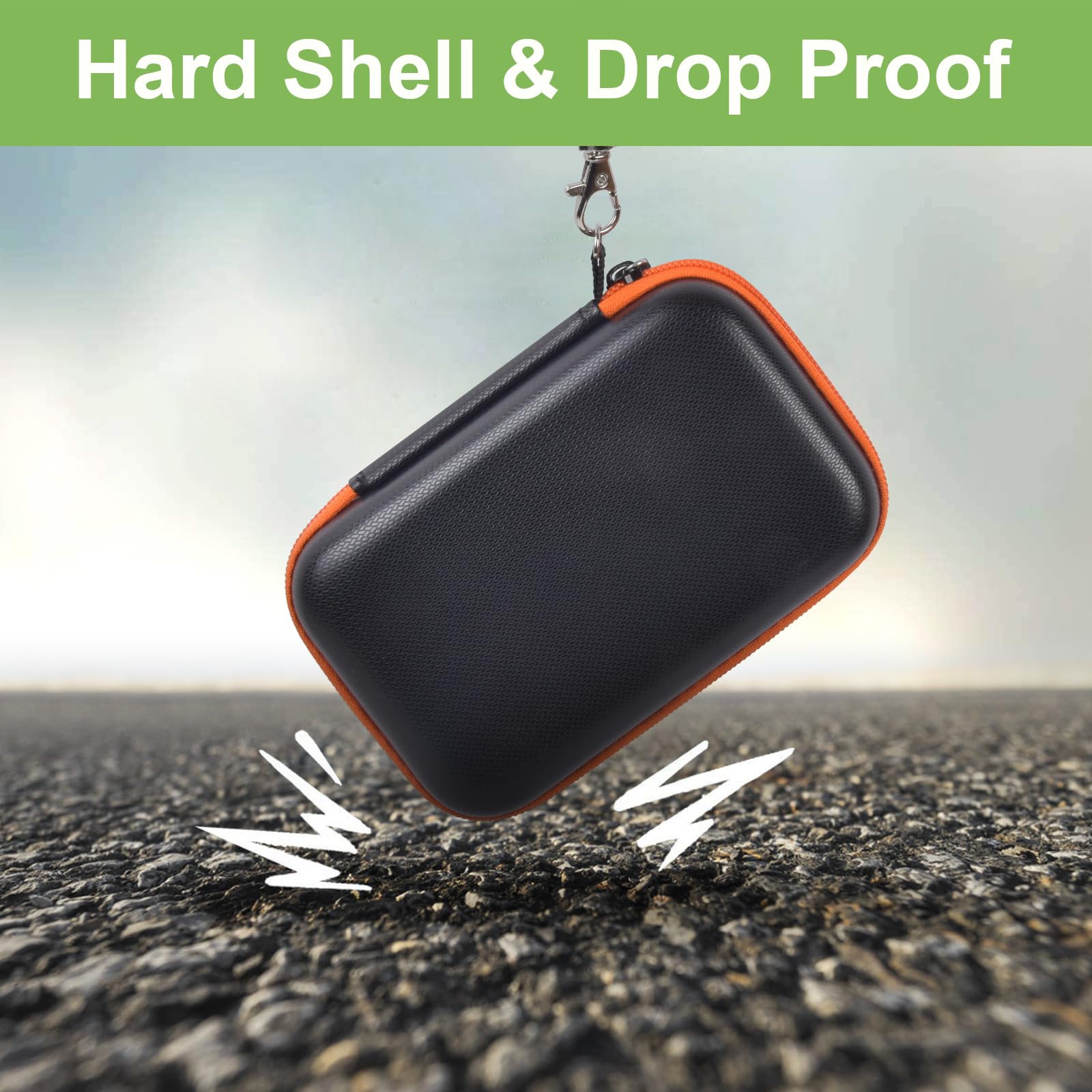 Case Compatible With Lacie Rugged Mini 1Tb/ 2Tb/ 4Tb/ 5Tb External Hard Drive Portable Hdd, Storage Holder For Hard Drives For M