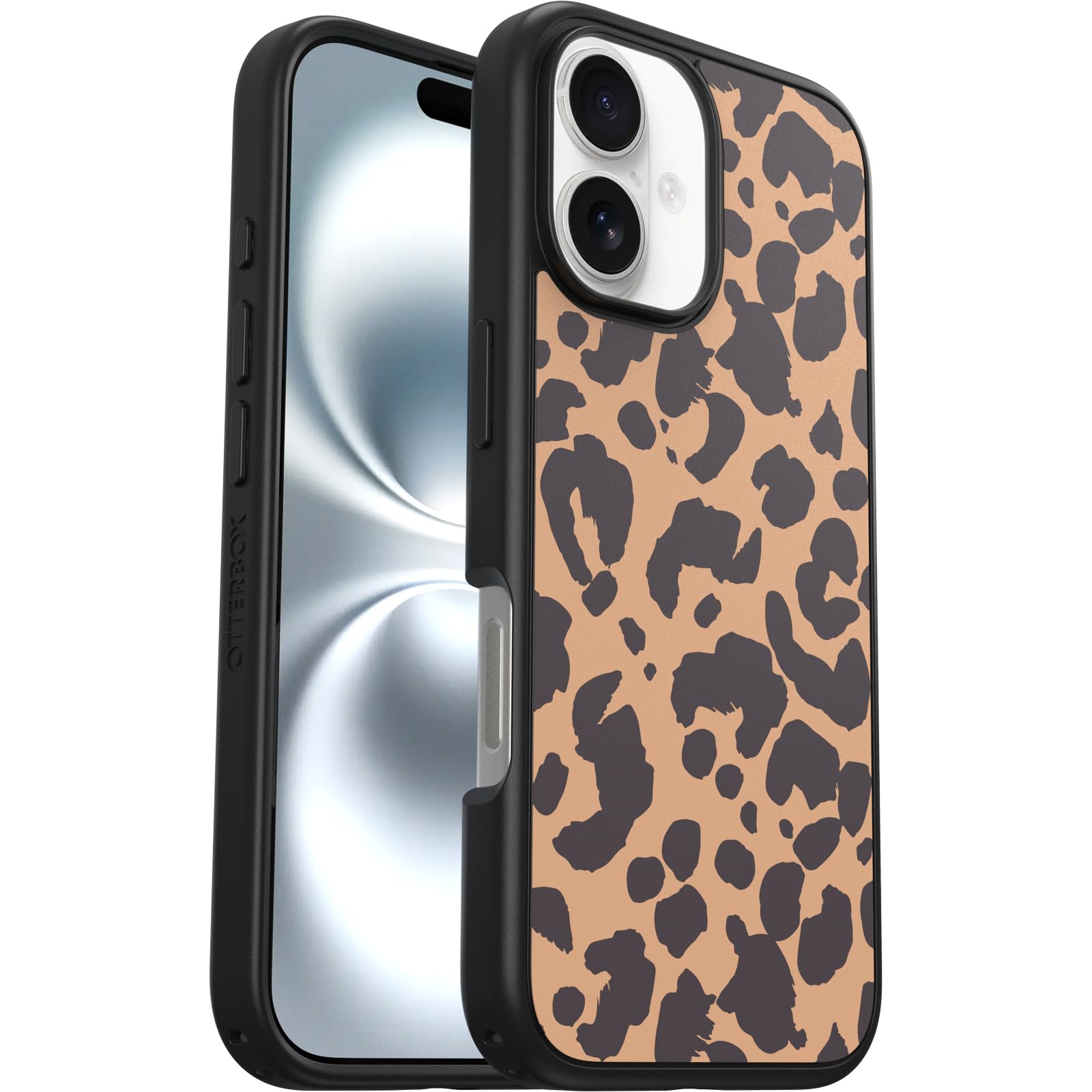 Otterbox Iphone 16 Symmetry Series Case   Leo Look (Black)