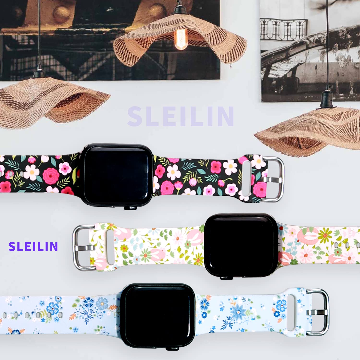 Easter Egg Watch Band Compatible With 44Mm Apple Watch Bands For Women 42Mm 45Mm Soft Silicone Wristbands Replacement Strap With