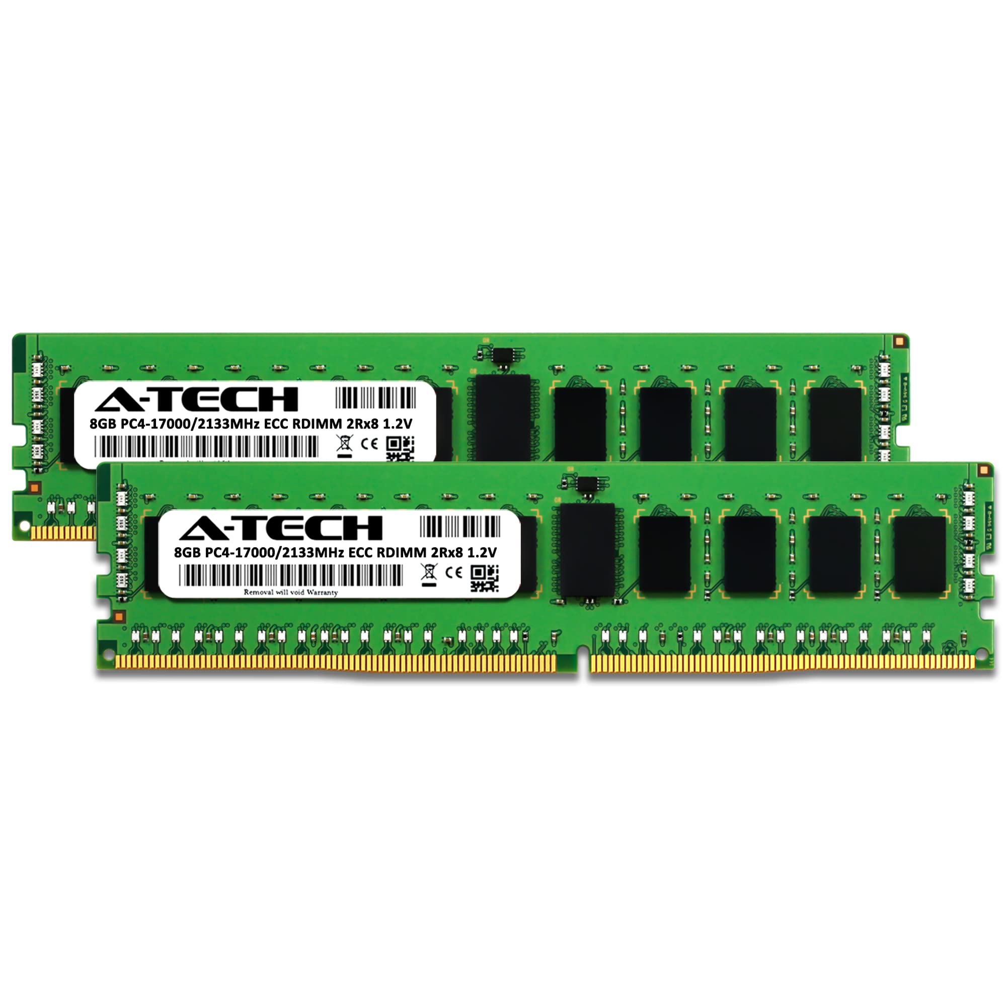 A Tech 16Gb Kit (2X8Gb) Ddr4 2133Mhz Pc4 17000 Ecc Rdimm 2Rx8 1.2V Dual Rank Ecc Registered Dimm 288 Pin Server & Workstation Ra