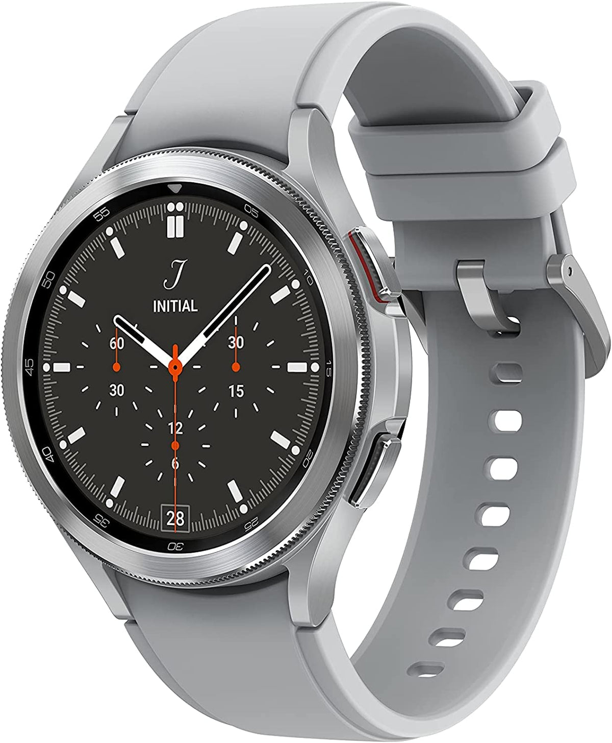 Samsung Galaxy Watch4 Classic Stainless Steel Smartwatch 46Mm Bt Silver   Sm R890Nzsaxaa