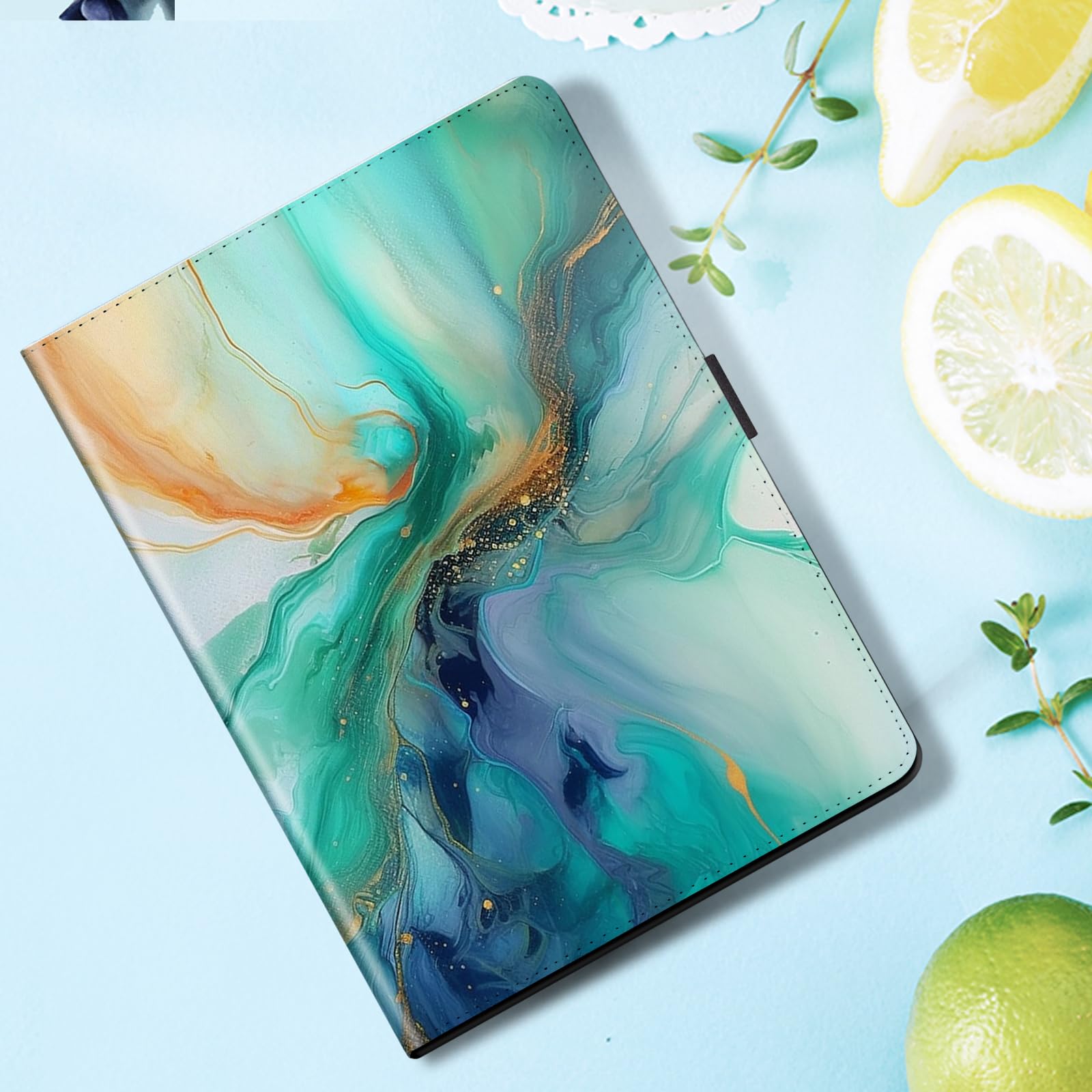 Anpredo Case For Ipad Pro 11 Inch With Pencil Holder, Multi Angle Viewing Stand Cases For Ipad Pro 11 1St/2Nd/3Rd/4Th Gen, Green