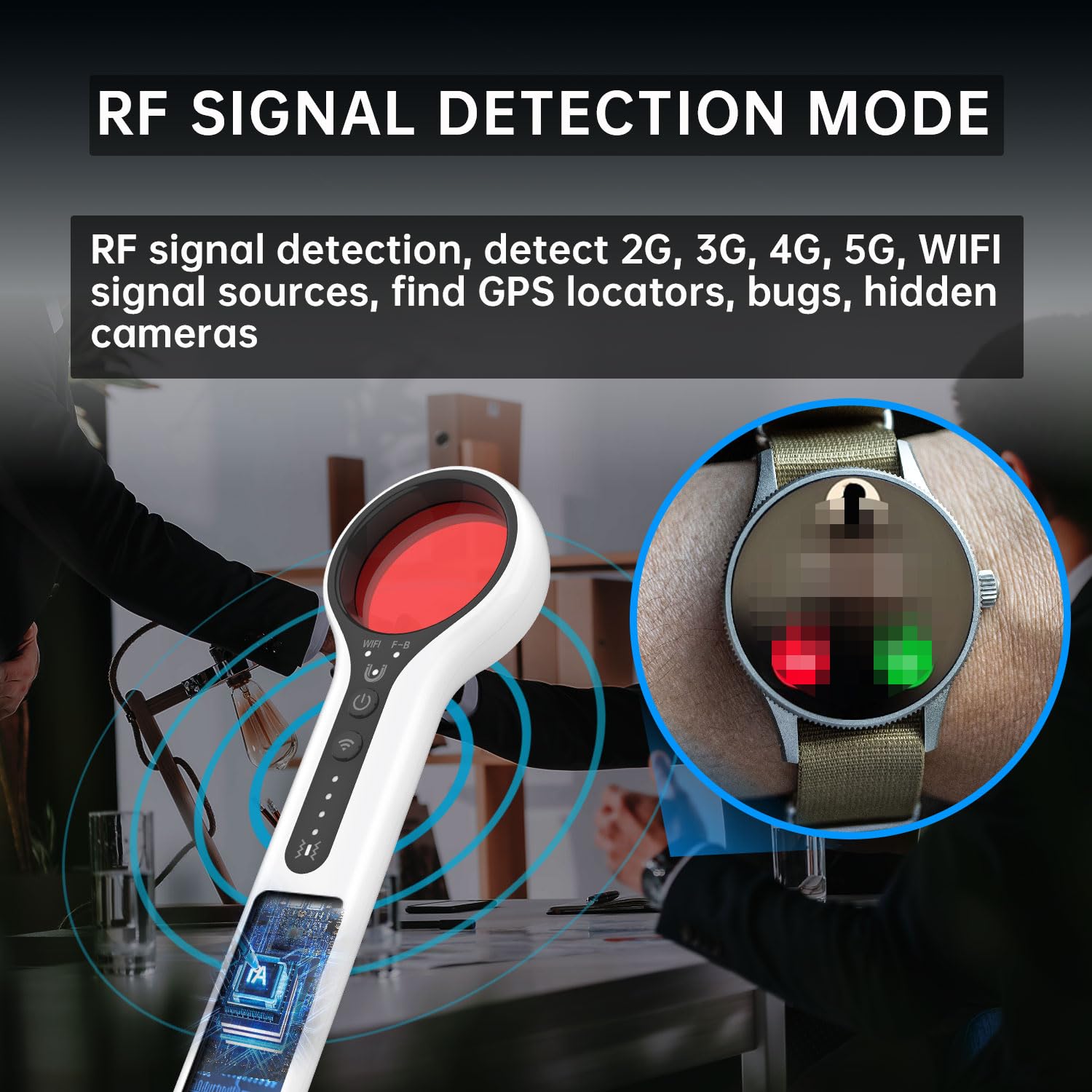 Killove Hidden Camera Detectors Detector   Anti Spy Cameras Bug Rf Gps Tracker Detector Magnet Detection Vibration Detection Sou