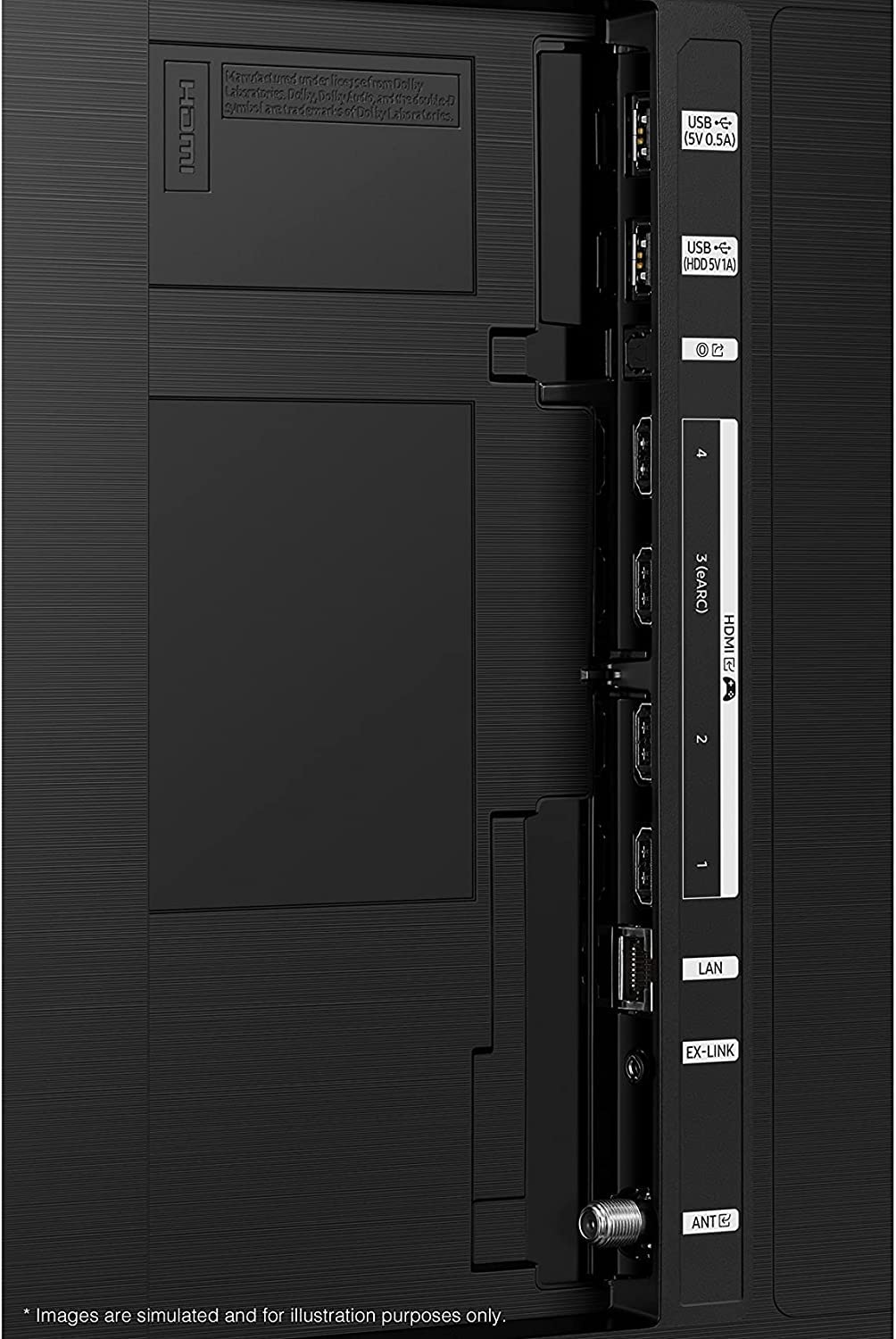 Samsung 65 Inch Class Qled 4K Uhd Q80B Series Direct Full Array Quantum Hdr 12X, Dolby Atmos, Object Tracking Sound, Real Depth