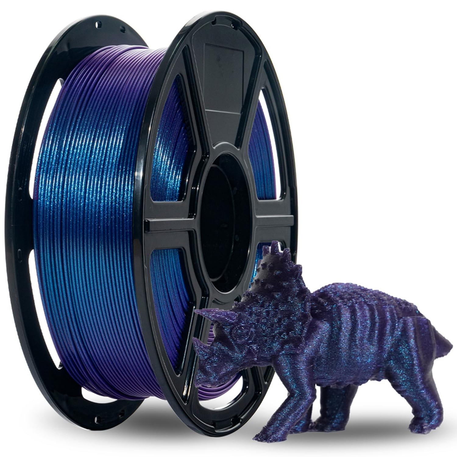 FLASHFORGE Chameleon Rapid PLA Filament 1.75mm Nebula Purple, PLA Color Shift High Flow Speedy 3D Printer Filament, Max 500mm/s 