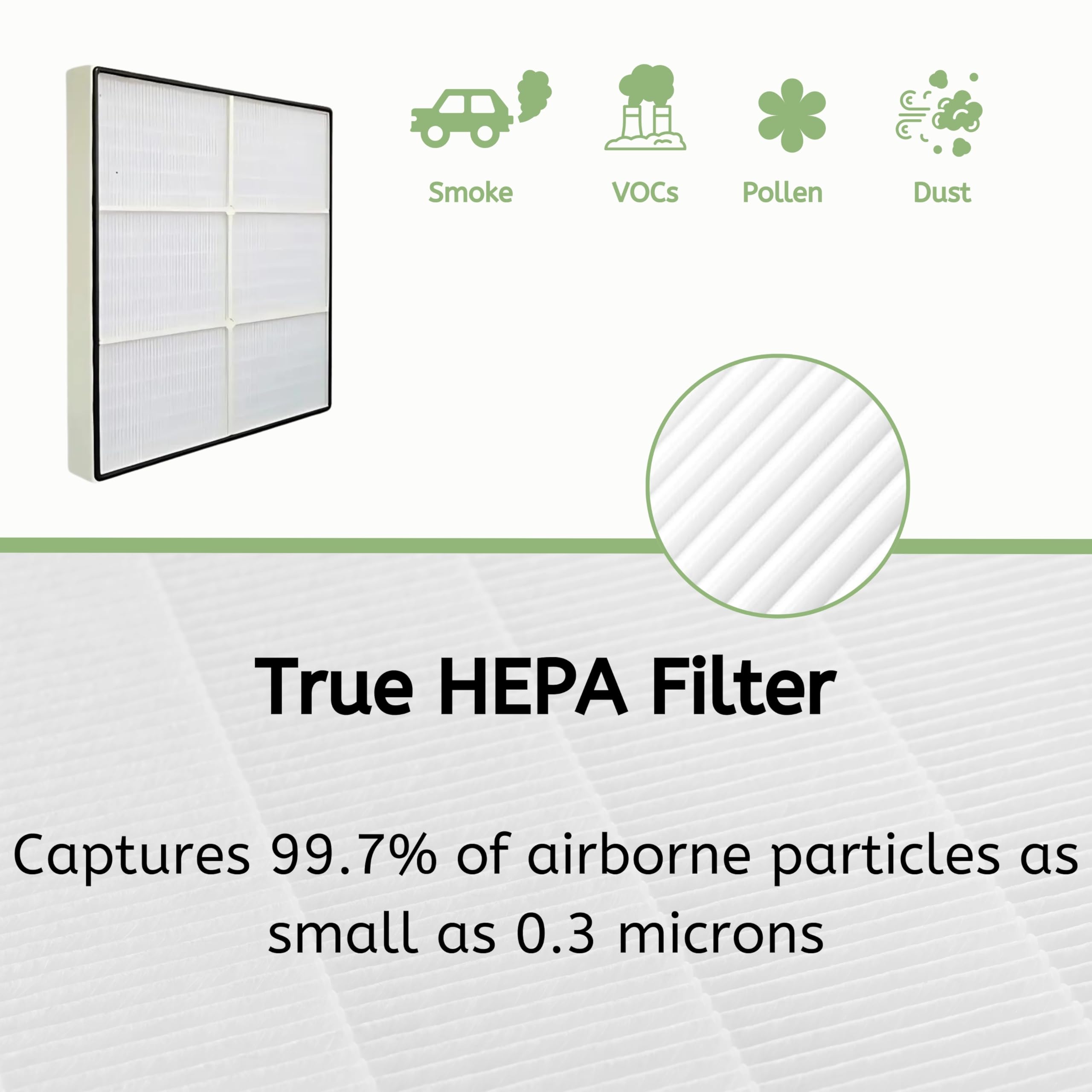 Nispira True Hepa Carbon Pre Filter Set Compatible With Sears Kenmore 83375, 83376, 83200, 83202 (Progressive 335), 83230, 83354