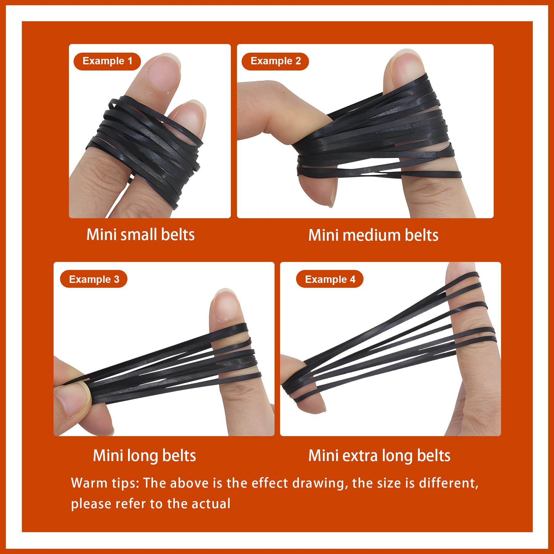 40 135Mm 2Mm Recorder Rubber Belts Flat Mixed Cassette Tape Repair For Video Machines Walkman Dvd Drive