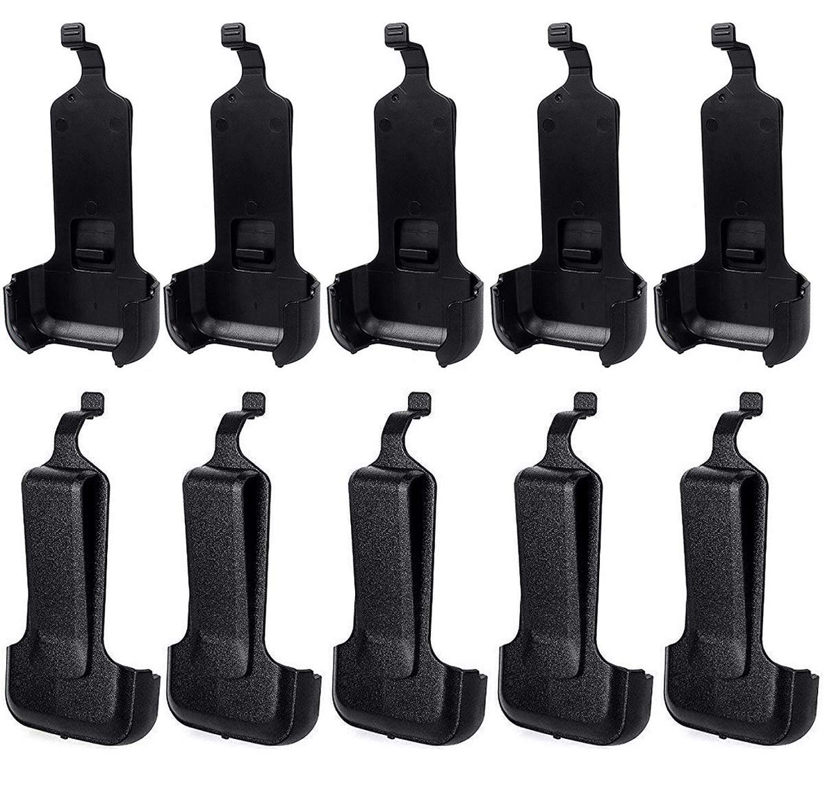Abcgoodefg Walkie Talkie Radio Clip For Retevis Rt22 Rt622 Rt22S Zastone X6 Lt 316/Td M8/Zs B1/Nk U1 R1 Two Way Radios (10 Pcs)