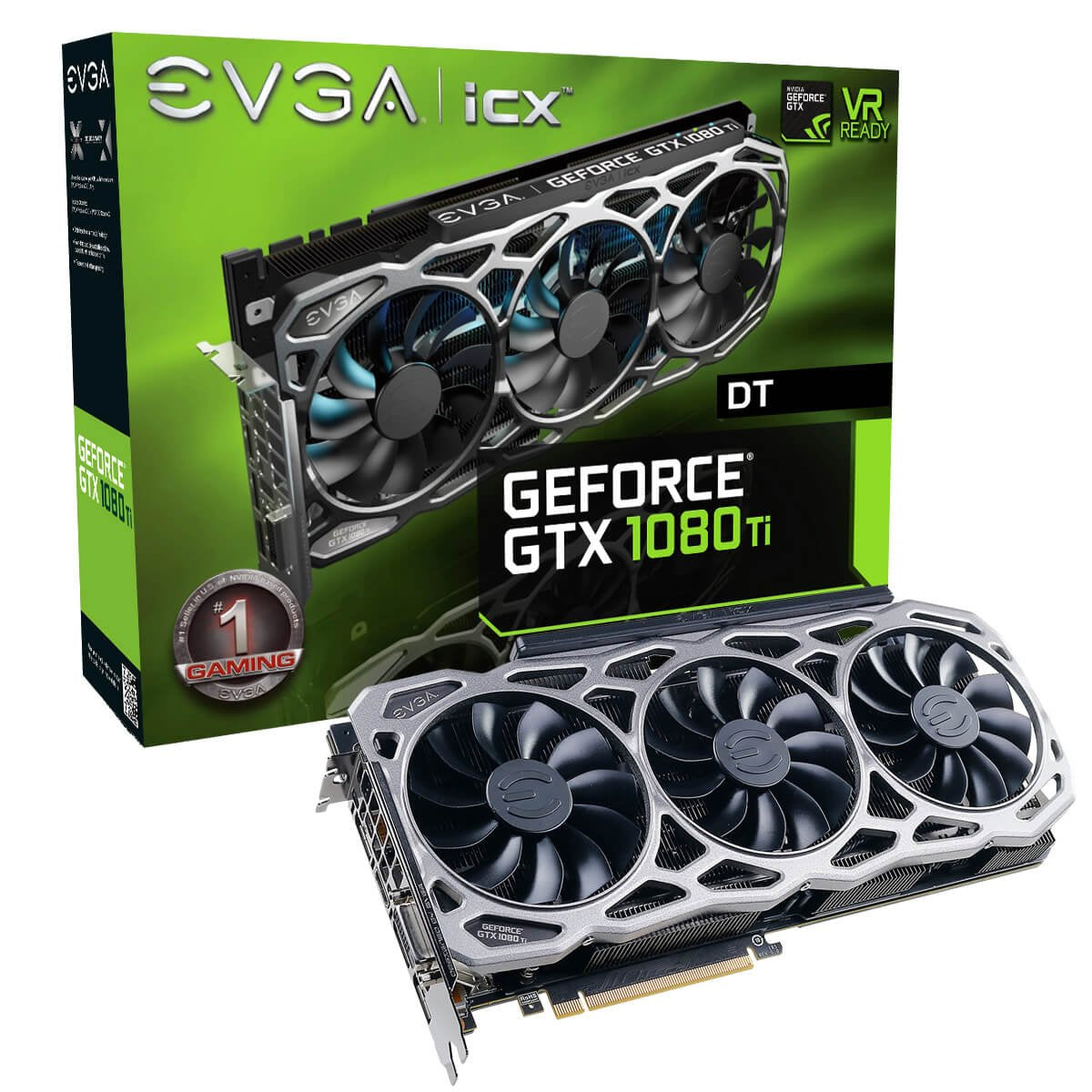 Evga Geforce Gtx 1080 Ti Ftw3 Dt Gaming 11Gb Gddr5X Icx Technology   9 Thermal Sensors & Rgb Led G/P/M Graphic Cards (11G P4 669