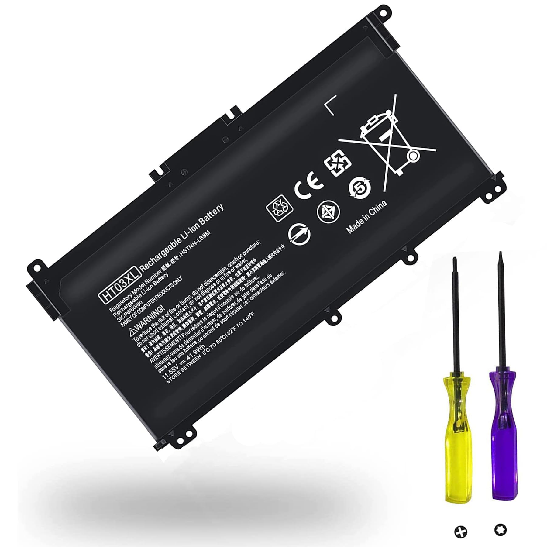 Ht03Xl Battery L11119 855 Hto3Xl Laptop Replacement For Hp Pavilion 15 Da 15 Db 15 Dw 15 Cs 15 Dy 17 By 17 Ca 14 Ce 14 Cf 14 Df
