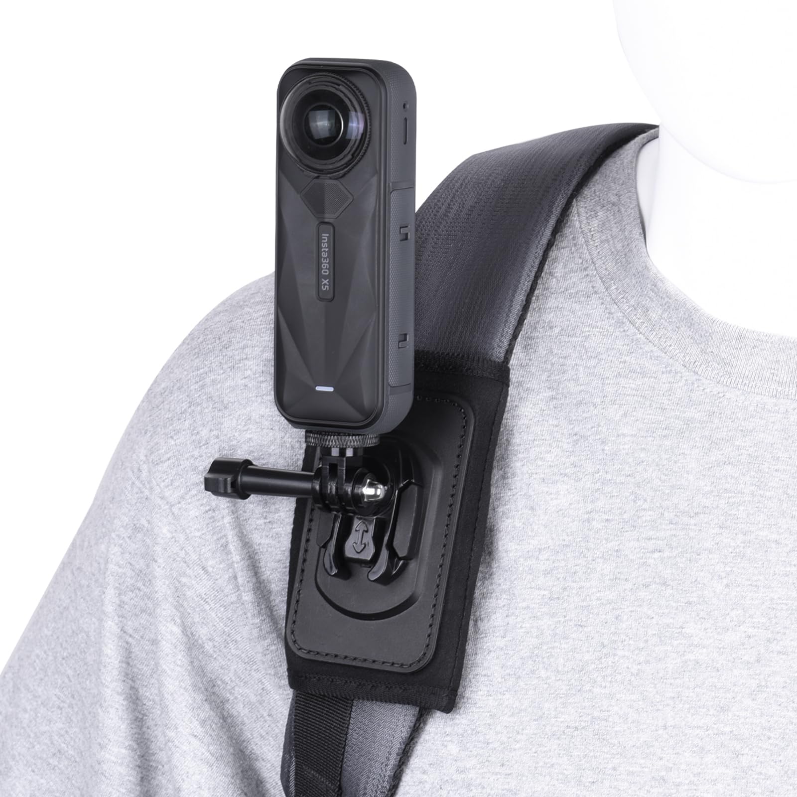 Brdrc Backpack Mount For Insta360 X5 X4 Air, Bag Strap AntiSlip Shoulder Clip Belt For Insta 360 X5 X4 Air X3 X2 Go 3S Ace Pro,