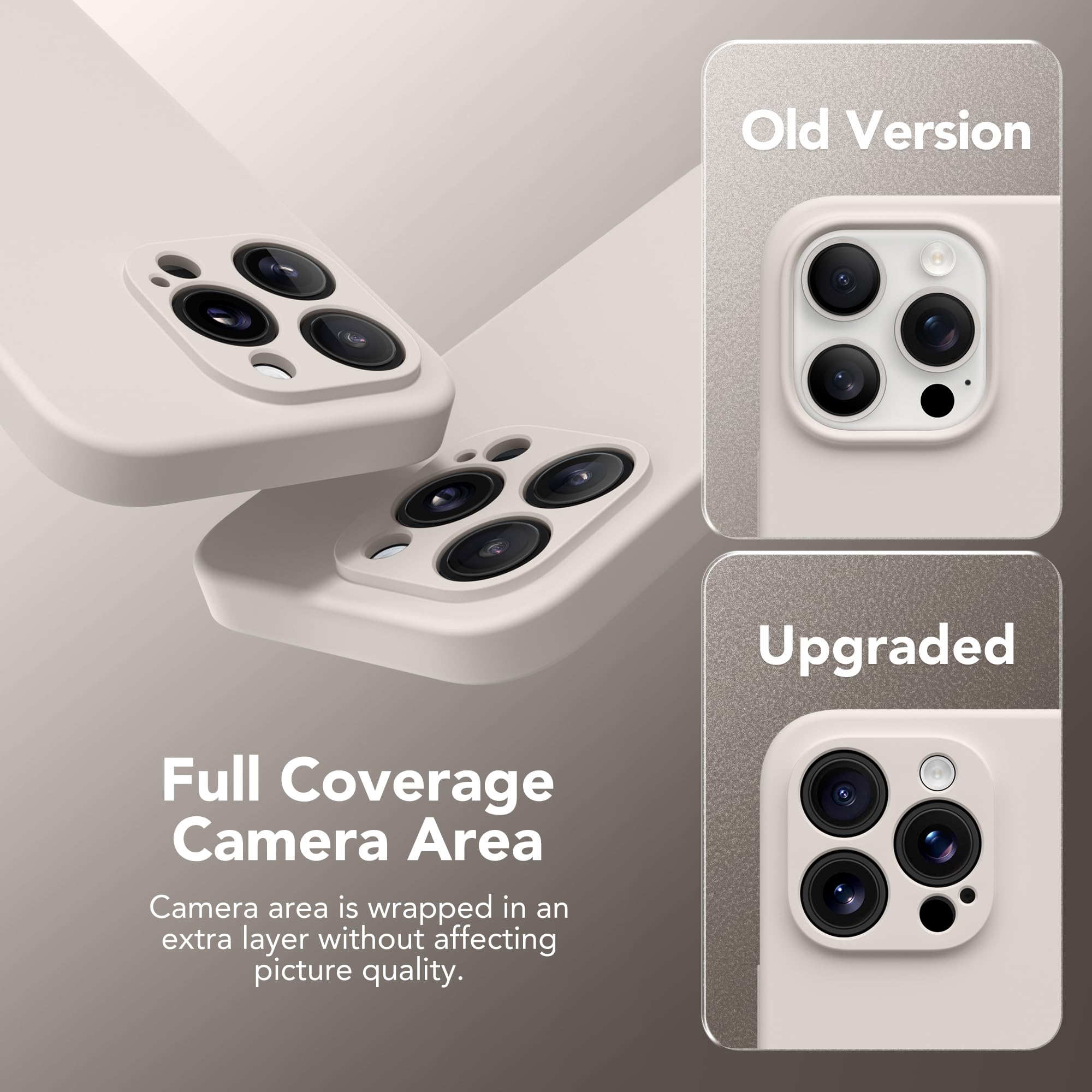 Suydanbox Magnetic For Iphone 14 Pro Case, Compatible With Magsafe, [Full Camera Protection][2 Screen Protectors] Silicone Shock