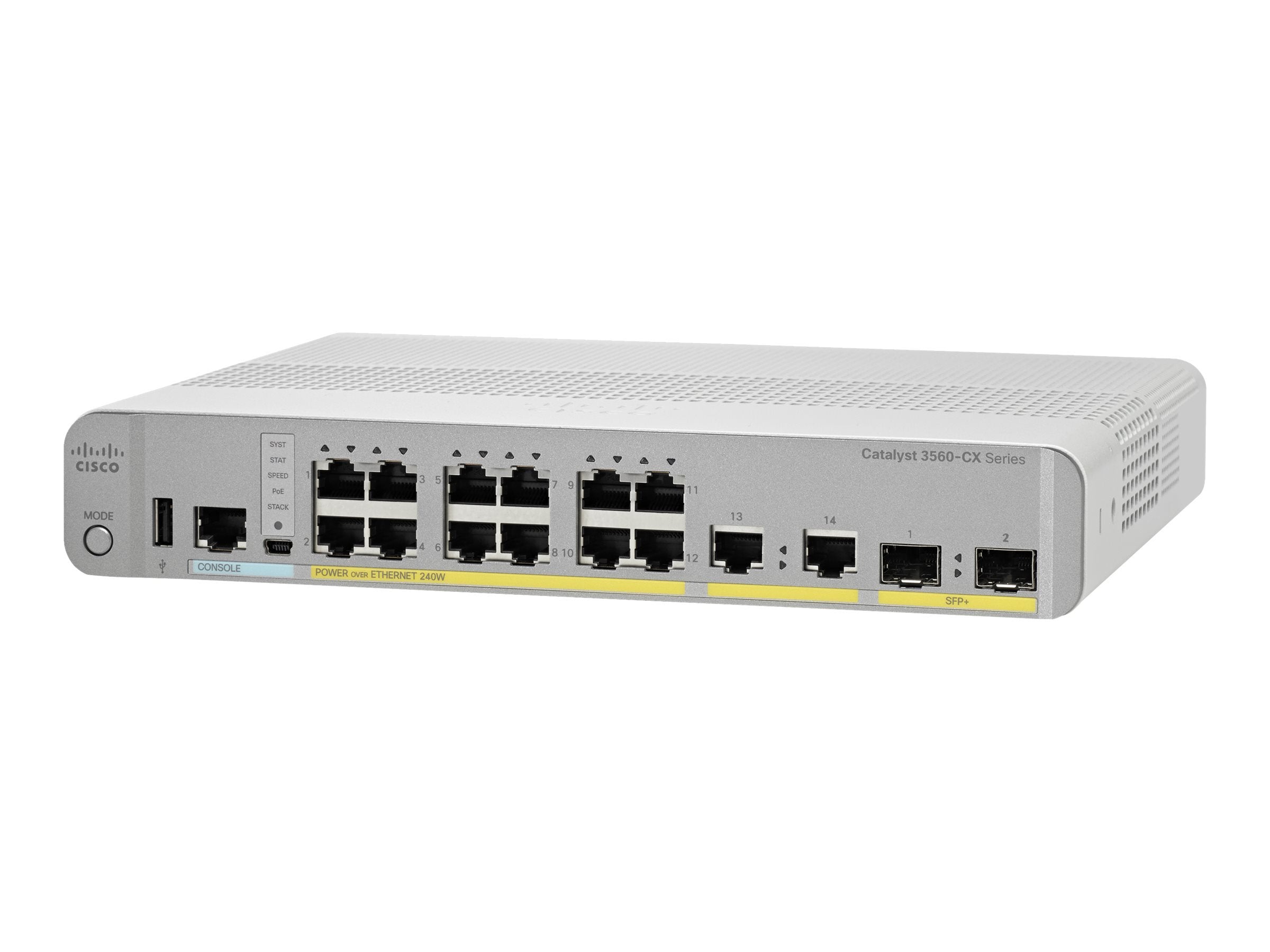 Cisco Ws C3560Cx 12Pd S Catalyst 3560 Cx 12 Port Poe 10G Uplinks Ip Switch