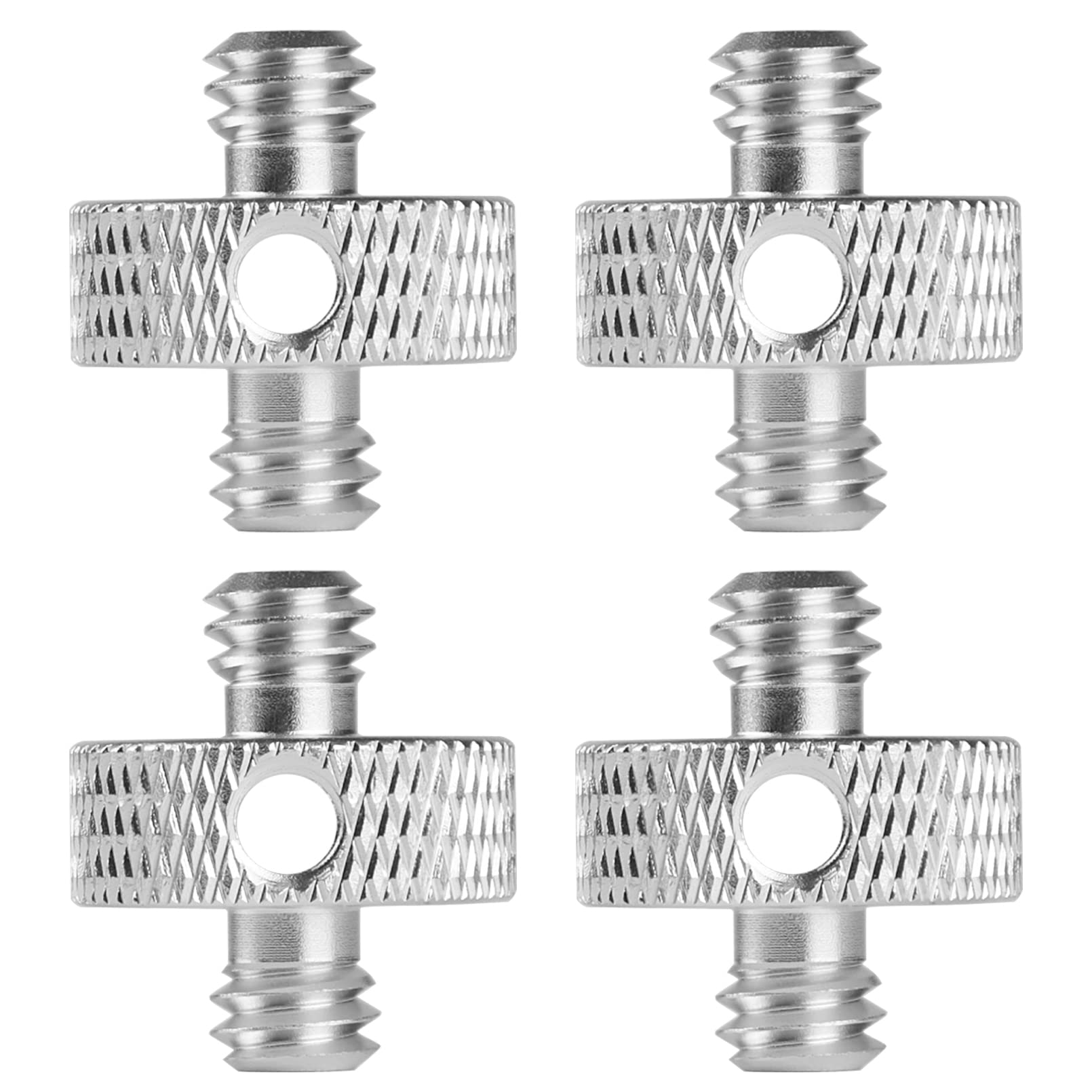 Rigych 1/4 Male To Male Camera Screw With Hole Tripod Thread Screw Adapter For Camera Tripod Mic Stand Mic Mount Light Stand Dsl