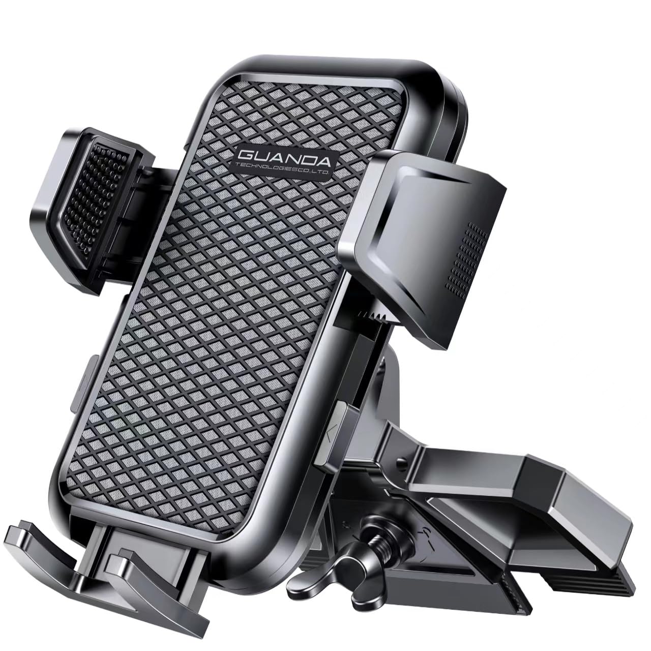 Cd Phone Mount, Upgraded Car Phone Holder [Thick Cases Friendly], Adjustable Universal Phone Mount For Car Accessories Cd Slot M