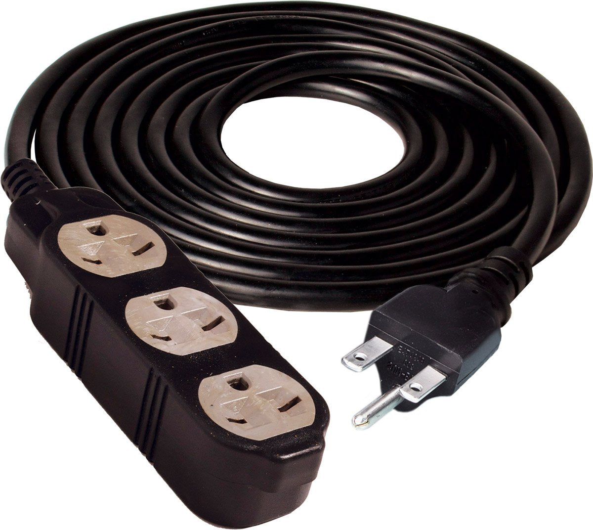 Hydrofarm Bacde24025 Extension Cord, 240V, 25', Black