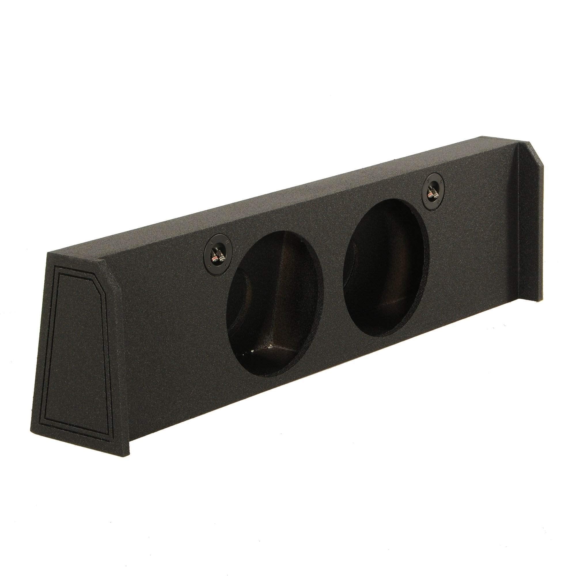 Qpower 12'' Downfire 2 Hole 2009 2016 F150 Super Crew Subwoofer Box Enclosure