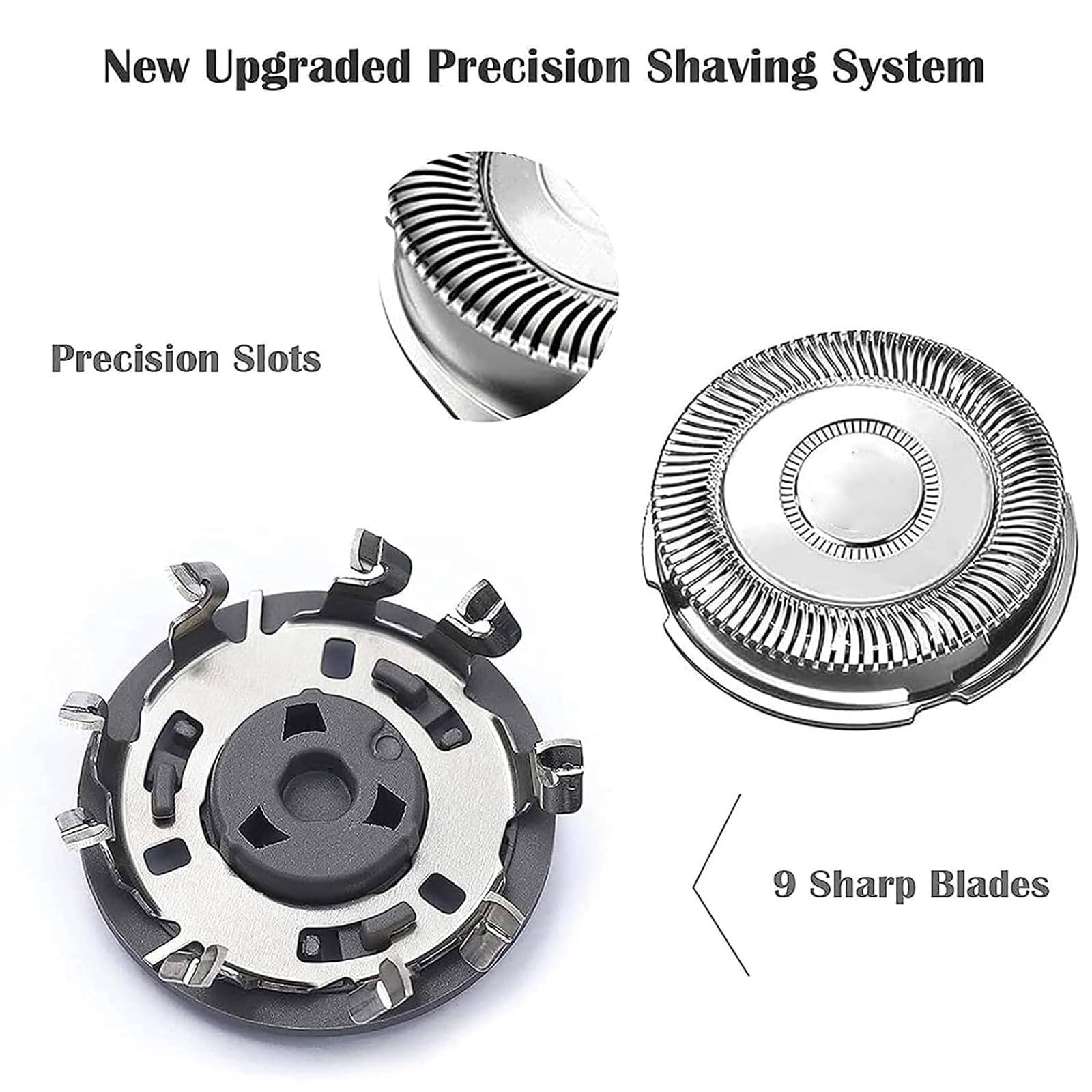 Suleto Sh70/71 Replacement Heads Blades Compatible With Neroclo Series 7000 Shavers, Sh70 Replacement Blades Compatible With Ser