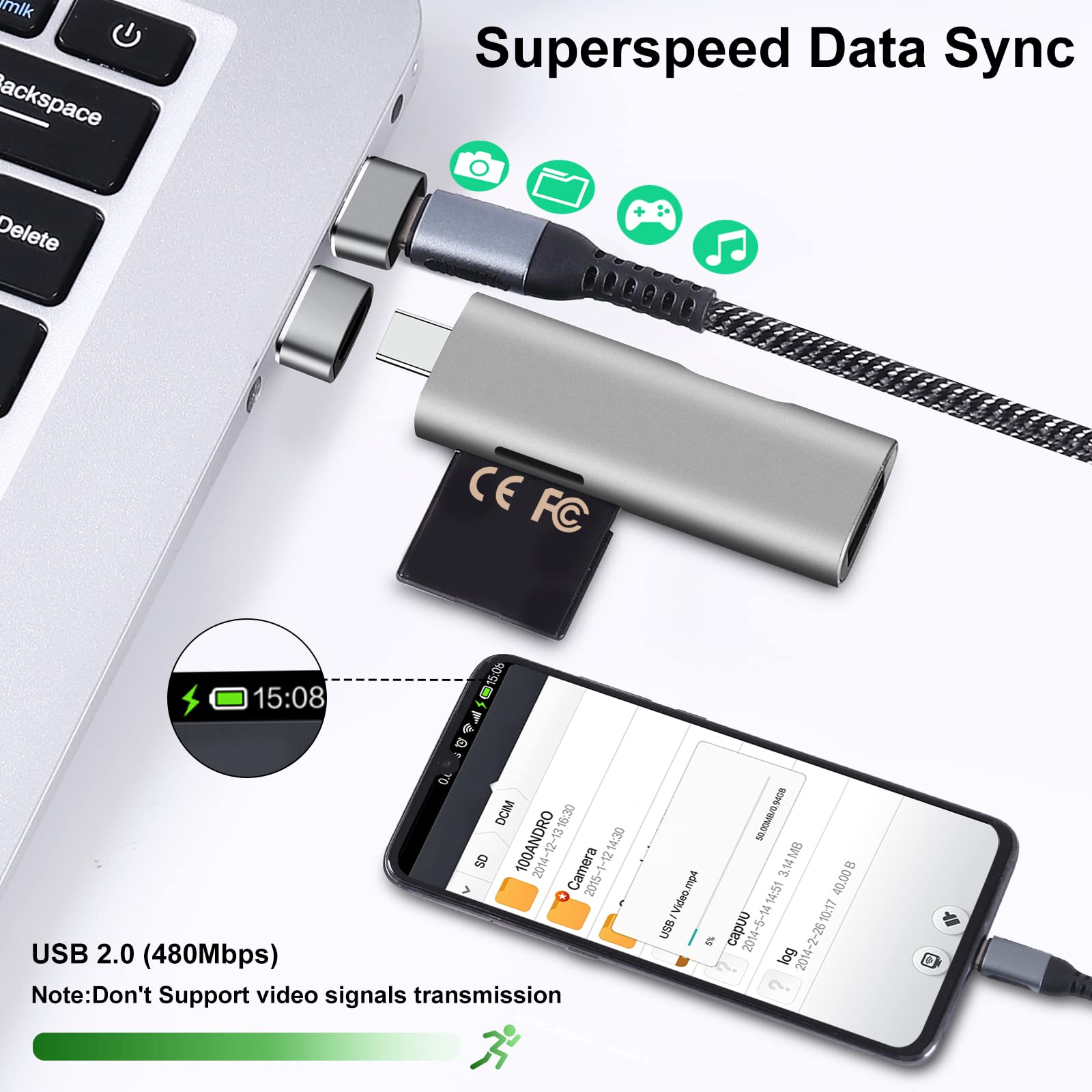 Basenew Usb To Usb C Adapter 10 Pack,Usb A To Usb C Adapter,Usb To Usbc C Adapter,Usb C Adapters,Usb Usbc Adapter,Usb To Usb C C
