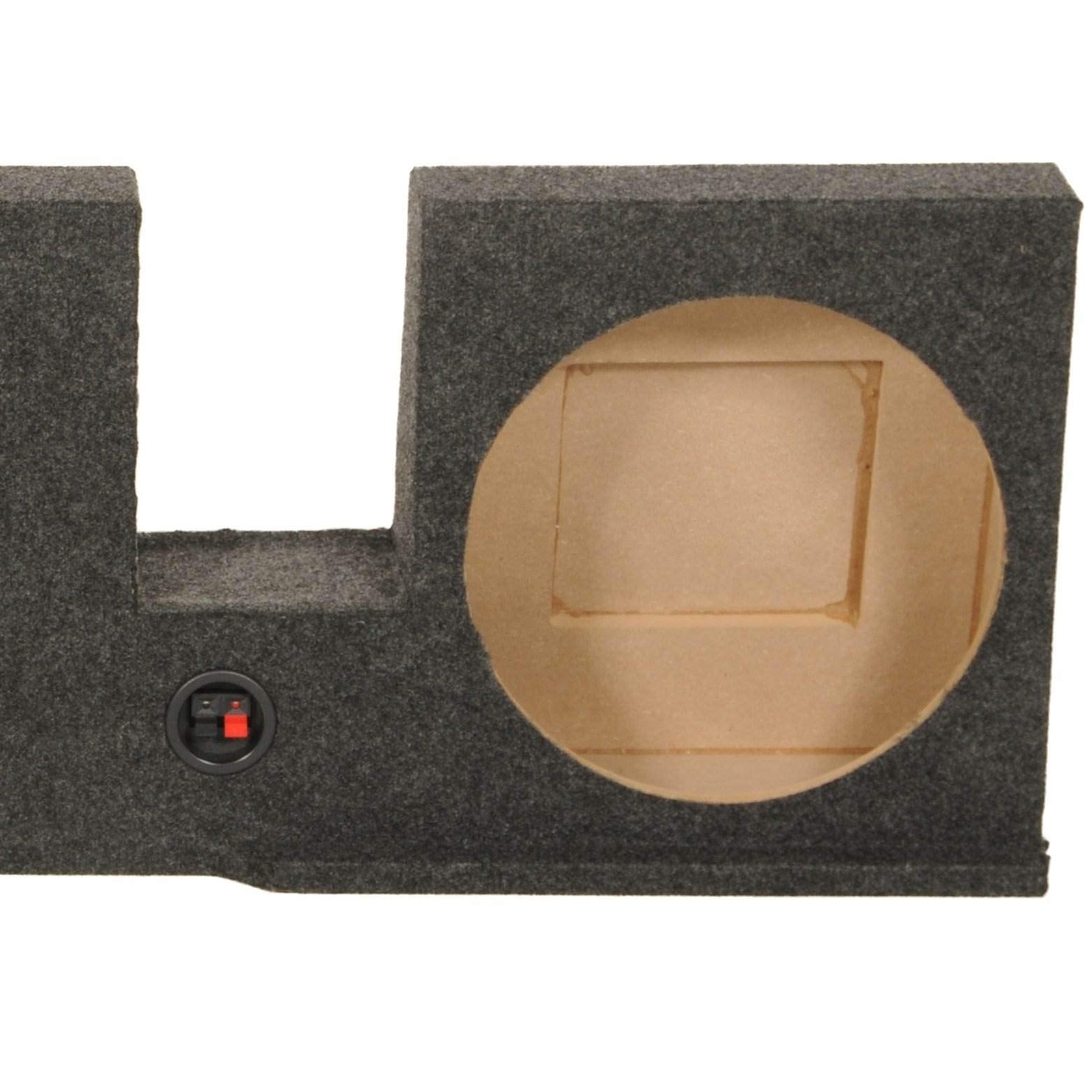 Qpower Ford F 150 Super Crew '04 '08 Dual 12'' Sealed Empty Woofer Enclosure