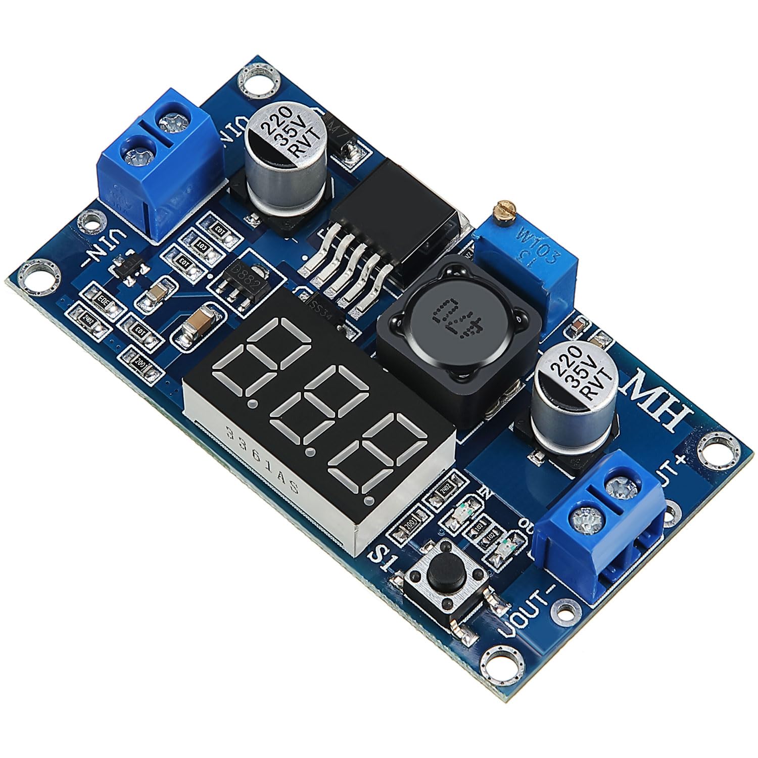 4 Pieces Adjustable Lm2596S Dc Dc Buck Converter Reduced Voltage Regulator Power Module 36V 24V 12V To 5V 2A Voltage Stabilizer