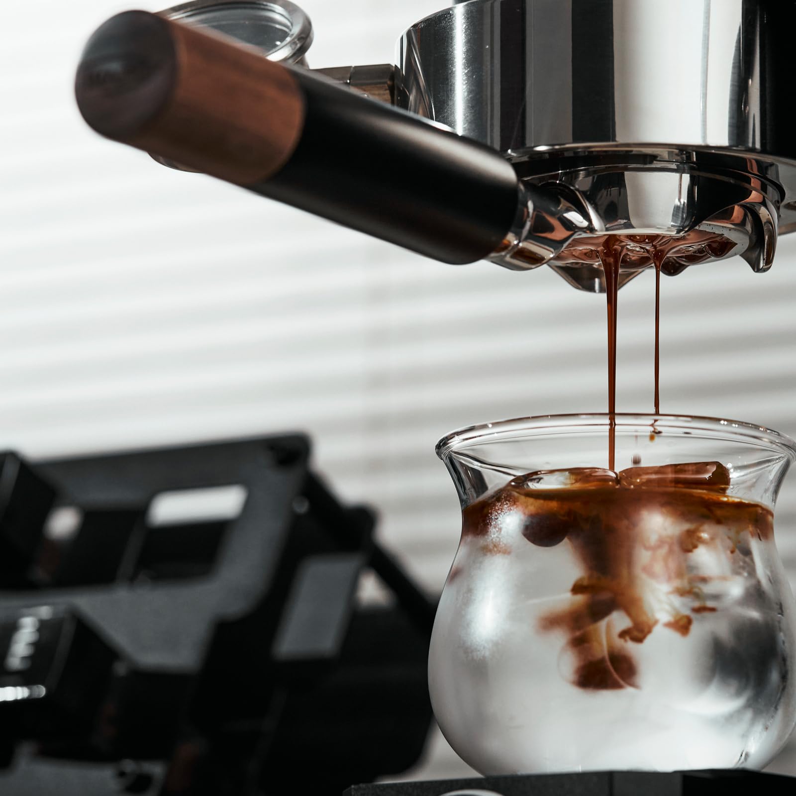 Ikape 58Mm Bottomless Naked Portafilter Black, Compatible With E61, Flair 58, Ecm, Rocket, Sanremo, Synesso, Slayer, Vbm Coffee