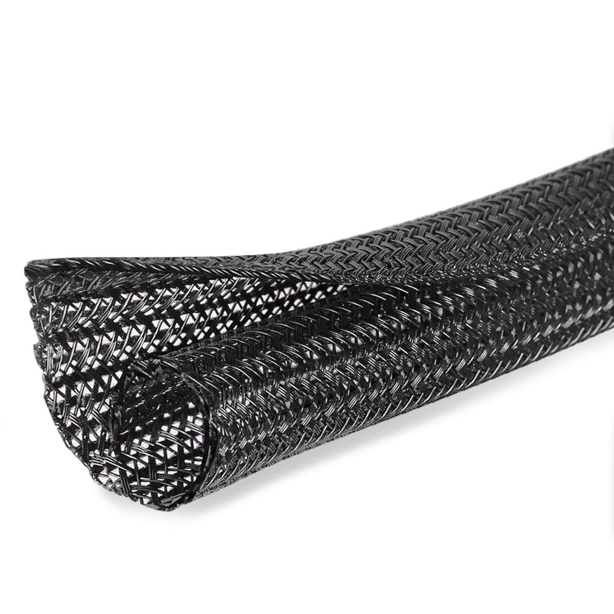 Moxita 25Ft   3/4 Inch Cord Protector Cable Sleeve Split Wire Loom Tubing For Power Cord Audio Usb Cable, Wire Cover Cable Manag