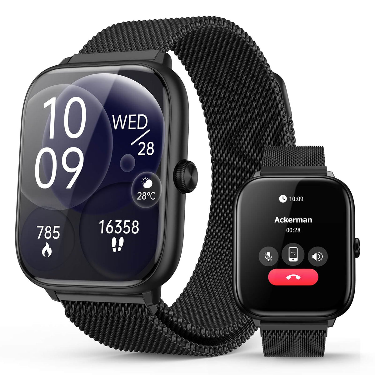 Smart Watch For Men With Blood Pressure Monitor, 2.06 '' Amoled Always-On Display, Ip68 Waterproof Fitness Tracker, 118 Sports M