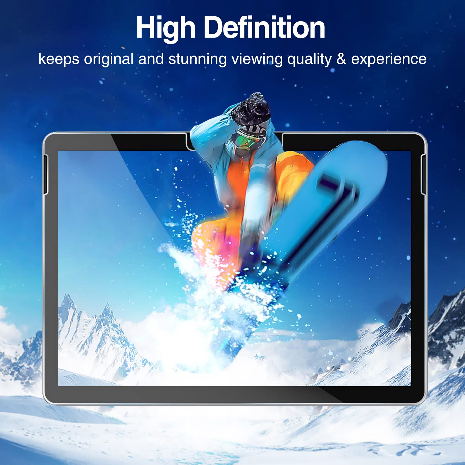 Procase [2 Pack] Surface Go 4 2023/ Go 3 2021 / Surface Go 2 10.5'' 2020 / Surface Go 10'' 2018 Screen Protector, Tempered Glass