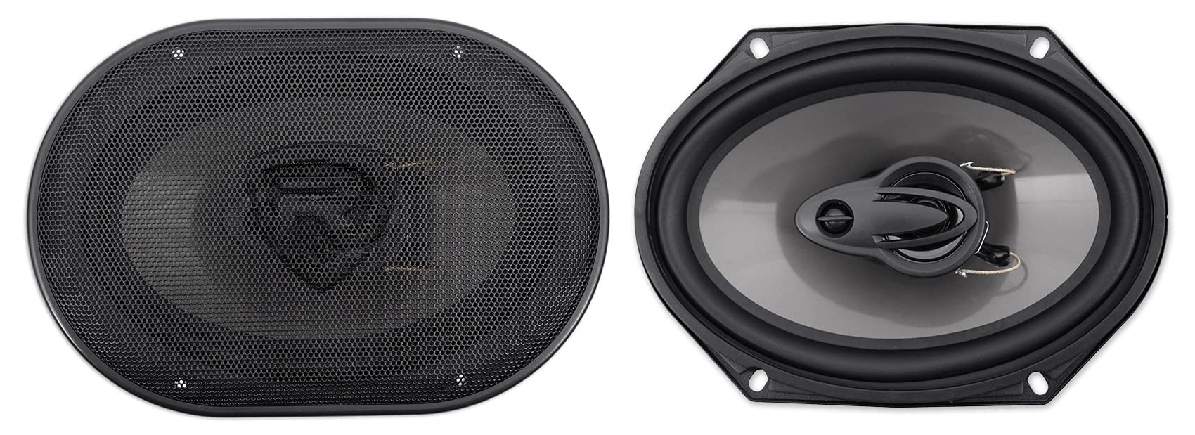 Rockville (4) Rv68.3A 6X8 3 Way Car Speakers 1800 Watts/340 Watts Rms Cea Rated