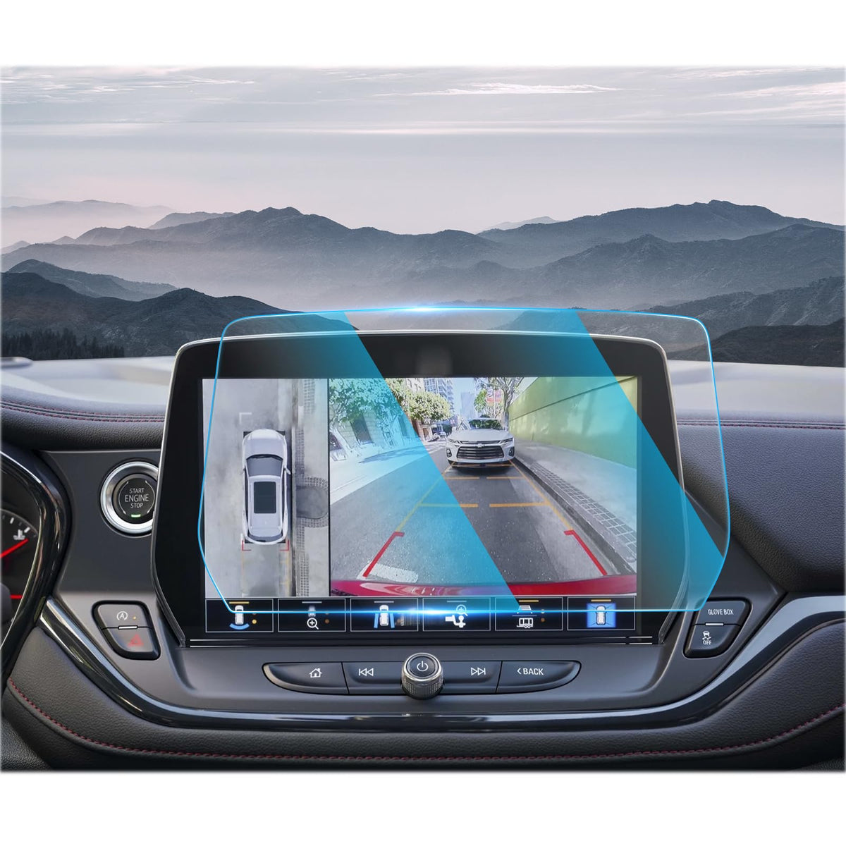 Cdefg Screen Protector For Chevy Blazer 2023 2024 2025 Accessories 2Lt 3Lt Rs Premier Touchscreen Display Cover For Chevrolet Blazer 2023 2024 2025-10.2' Tempered Glass