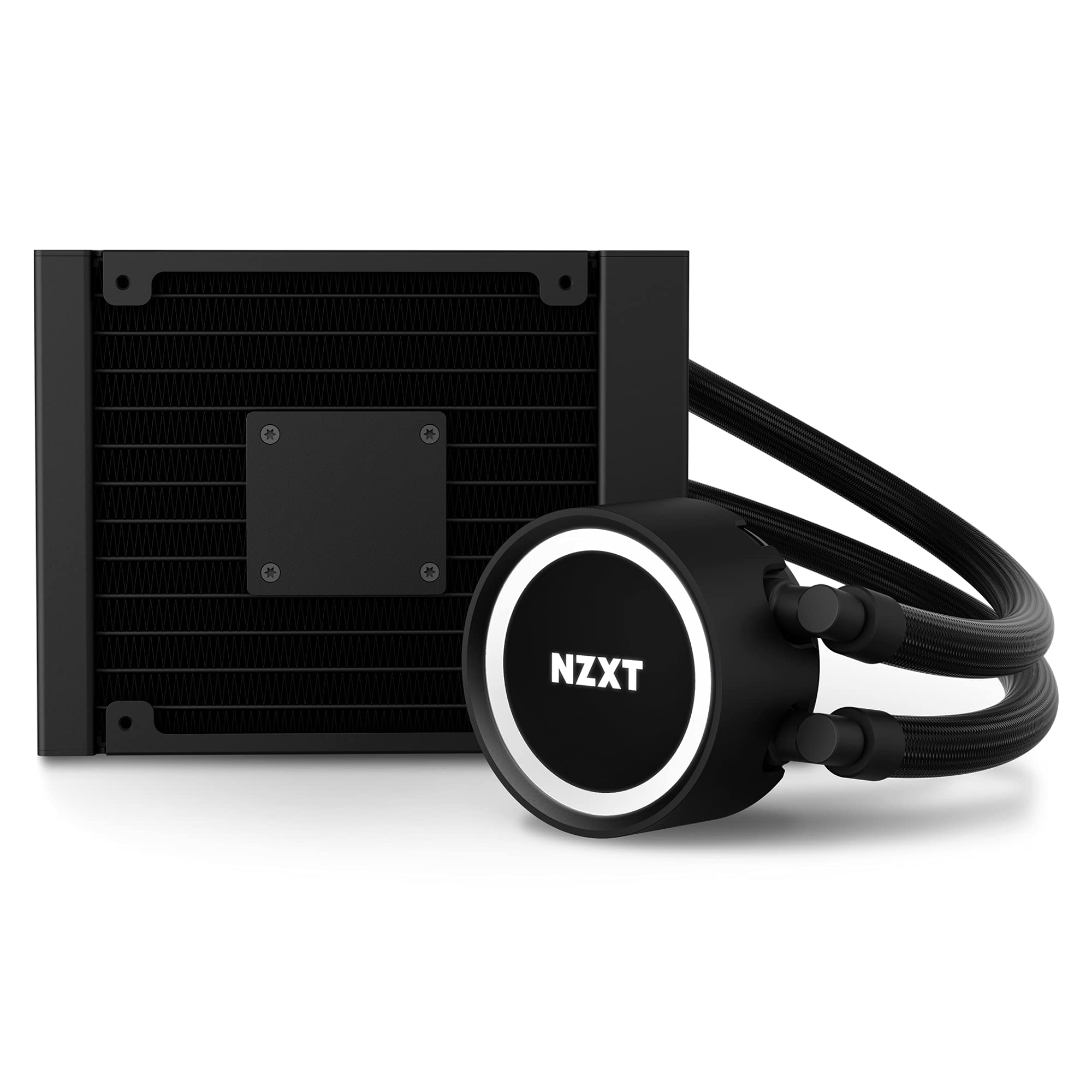 Nzxt Kraken 120 - Rl-Kr120-B1 - Aio Rgb Cpu Liquid Cooler - Quiet And Effective - Quiet Operation - Ring Rgb Led - Aer P 120Mm R
